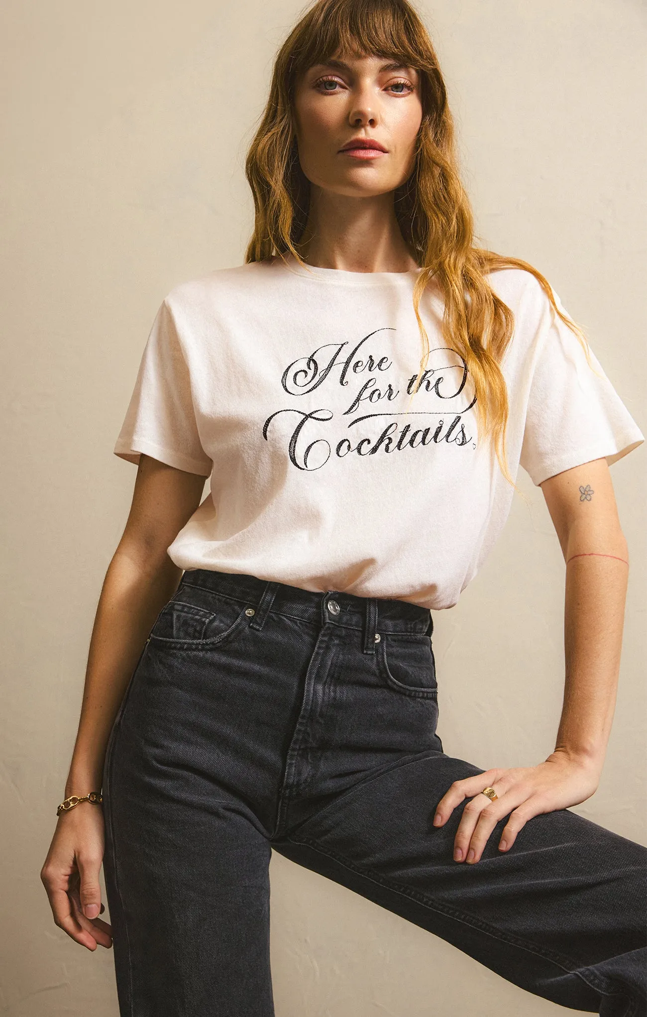 Cocktails Pacific Embroidered Tee sold by Z Supply