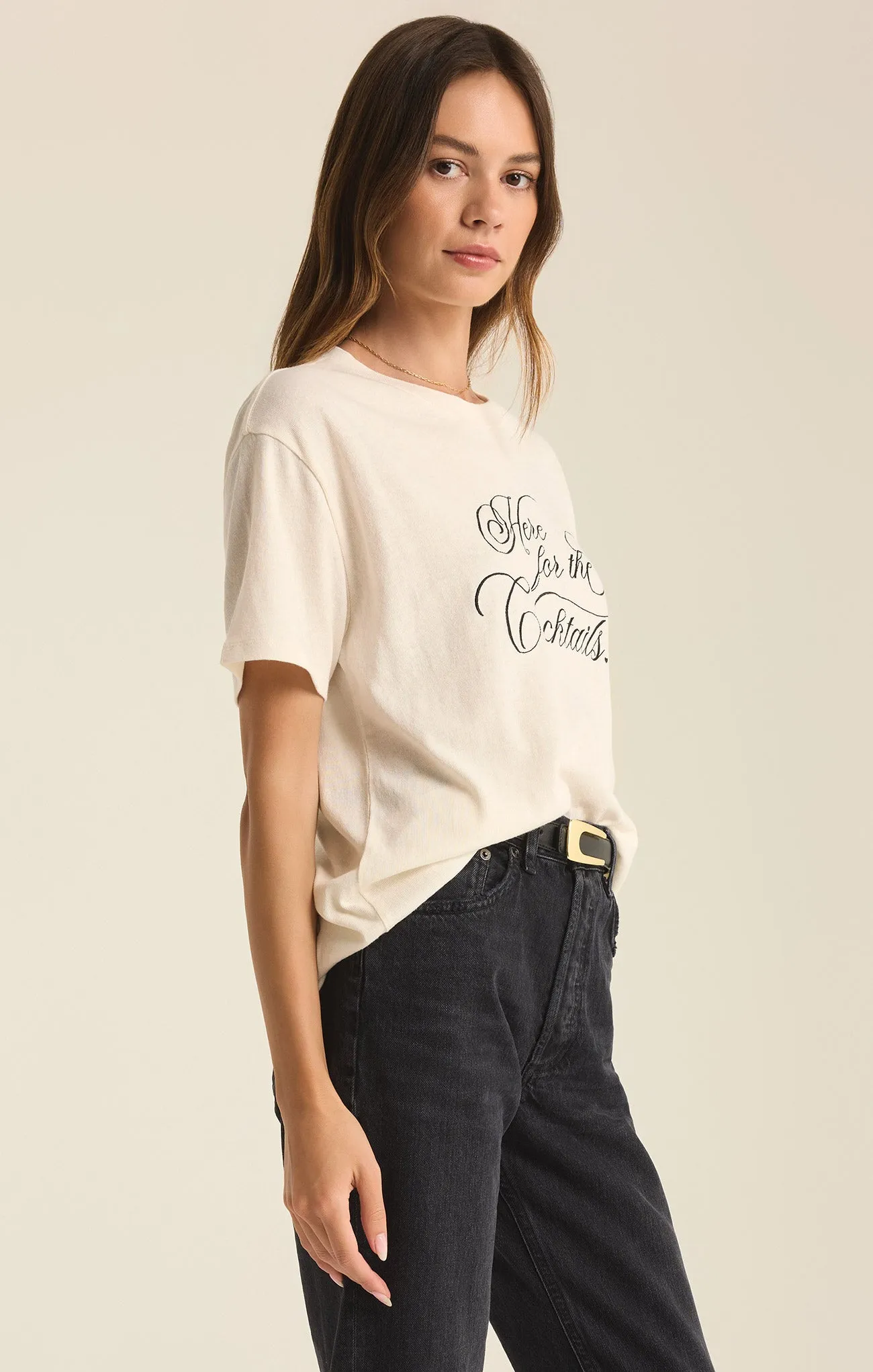 Cocktails Pacific Embroidered Tee sold by Z Supply product image thumbnail 5