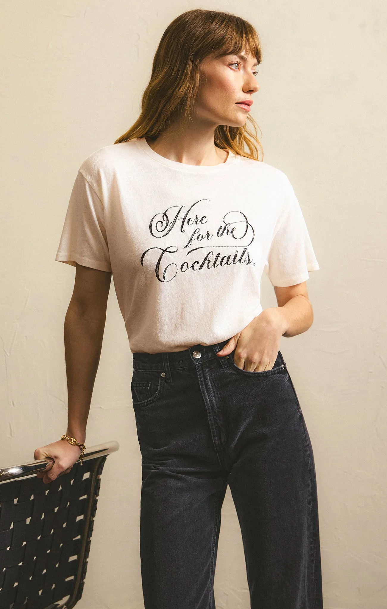 Cocktails Pacific Embroidered Tee sold by Z Supply product image thumbnail 2