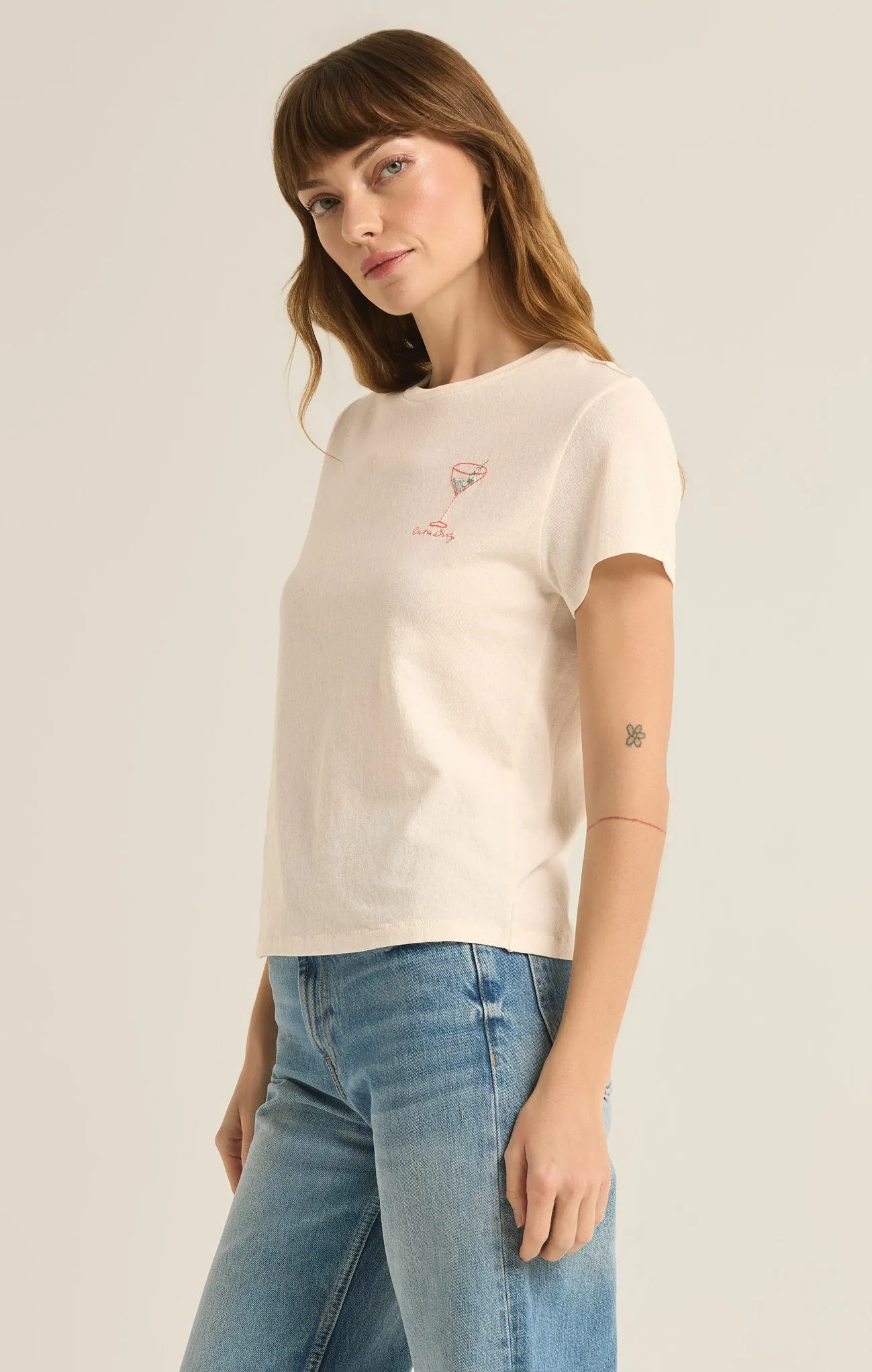 Extra Dirty Embroidered Tee sold by Z Supply product image thumbnail 5