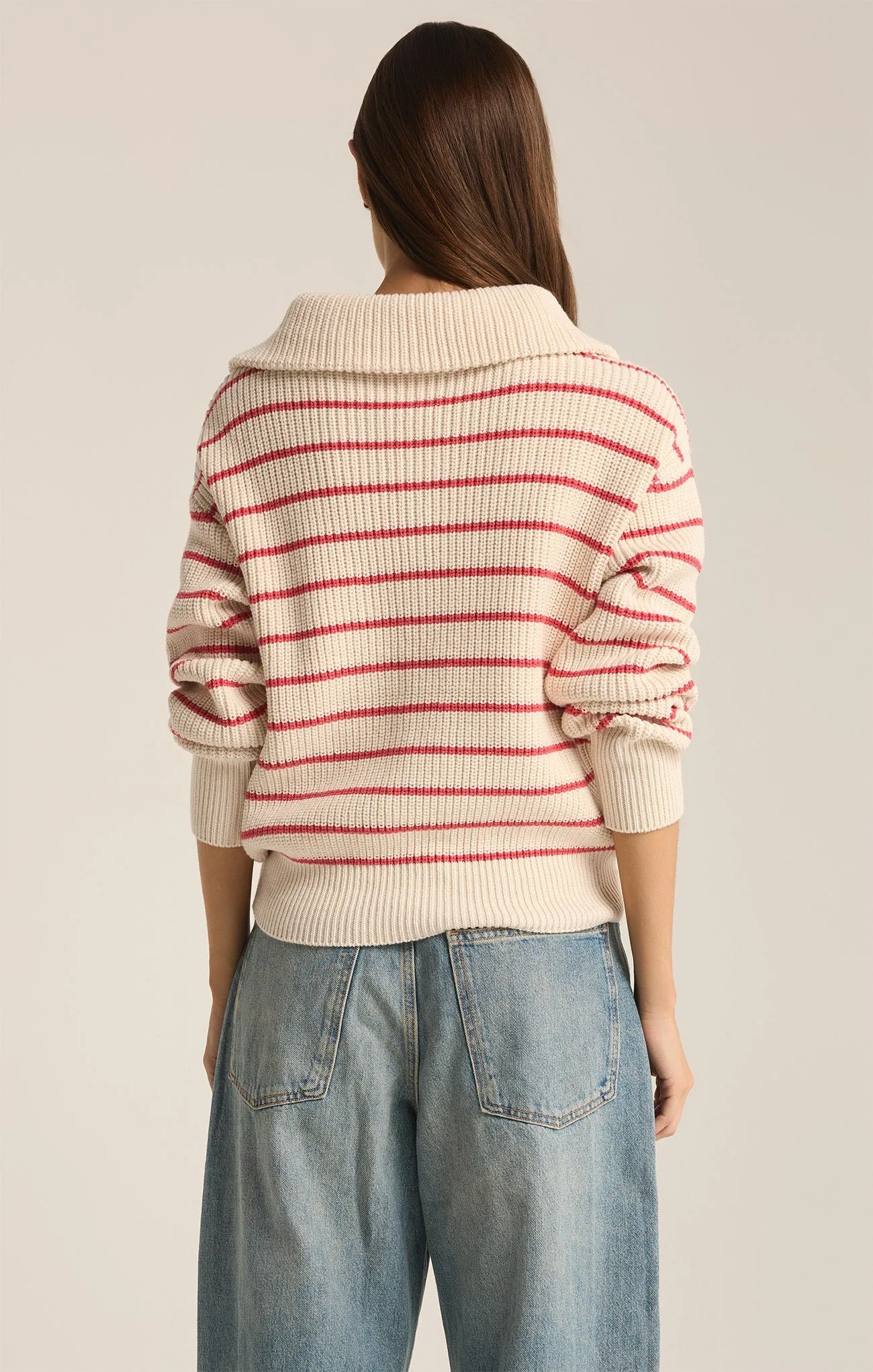 Villa Half Zip Stripe Sweater sold by Z Supply product image thumbnail 2