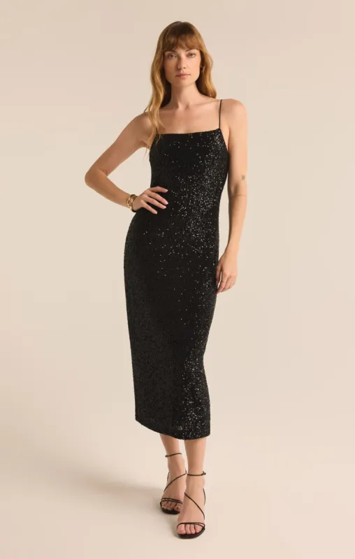 Paulina Sequin Midi Dress sold by Z Supply