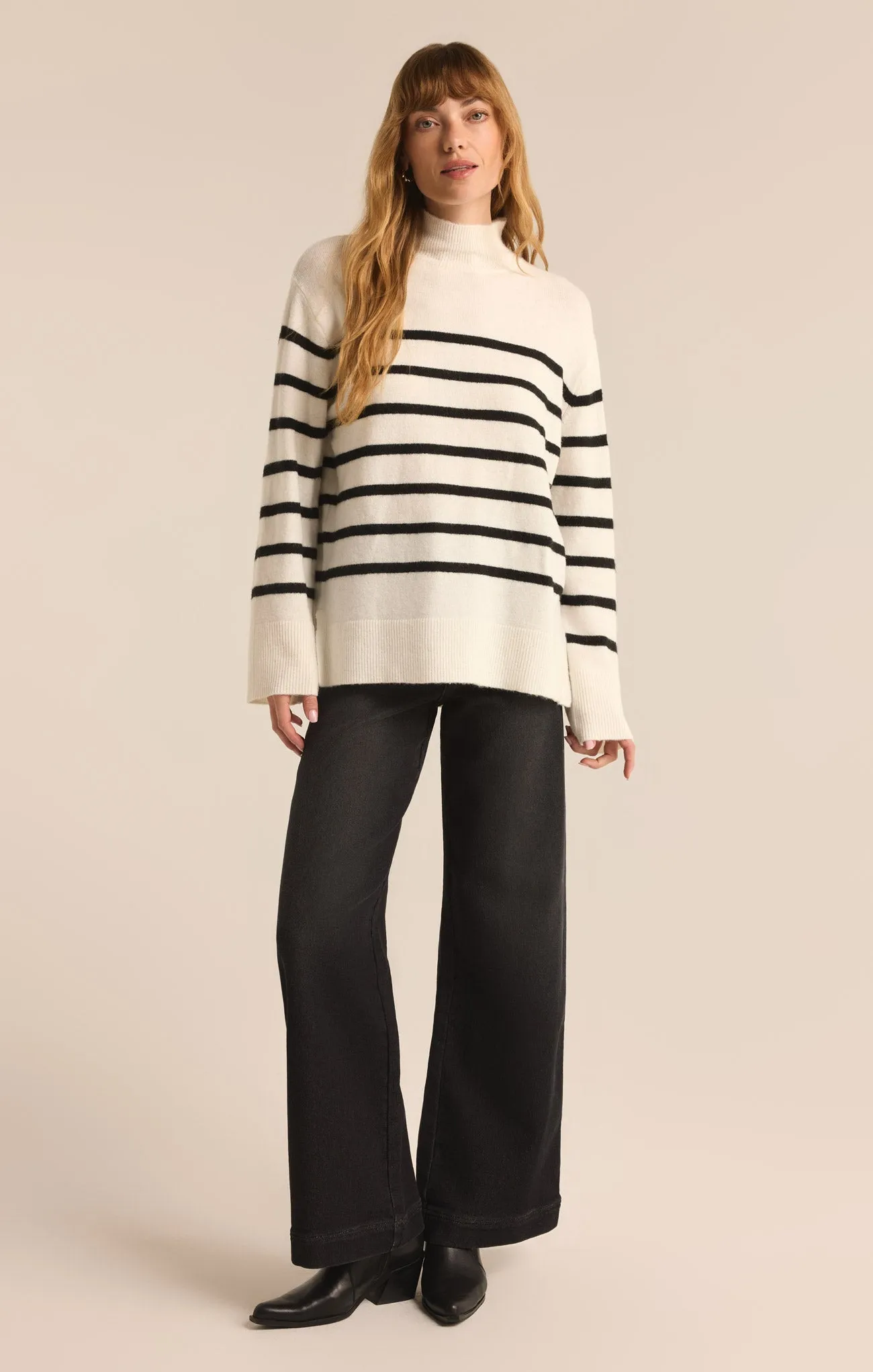 Fin Stripe Turtleneck Sweater sold by Z Supply product image thumbnail 4