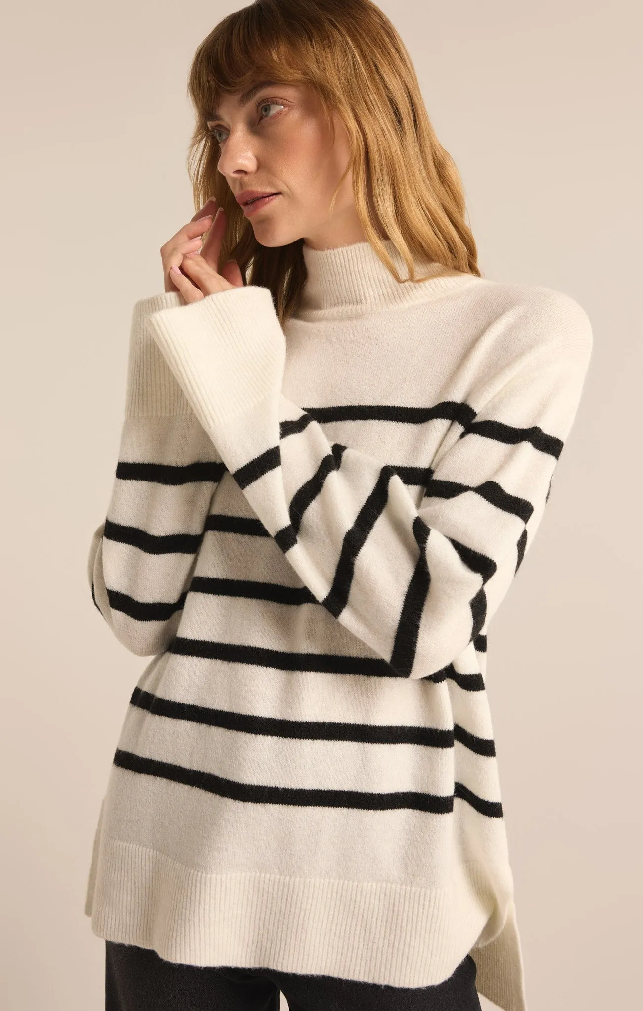 Fin Stripe Turtleneck Sweater sold by Z Supply product image thumbnail 5