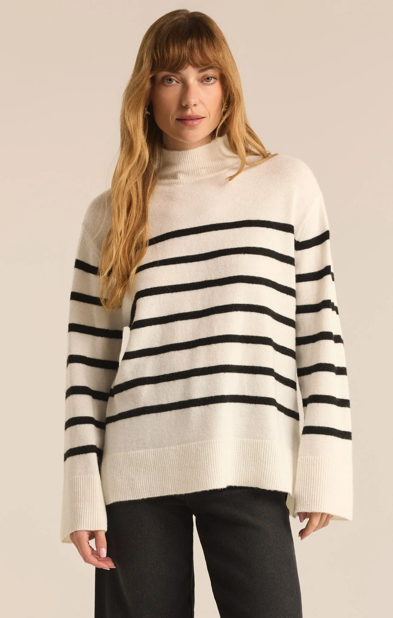 Fin Stripe Turtleneck Sweater sold by Z Supply