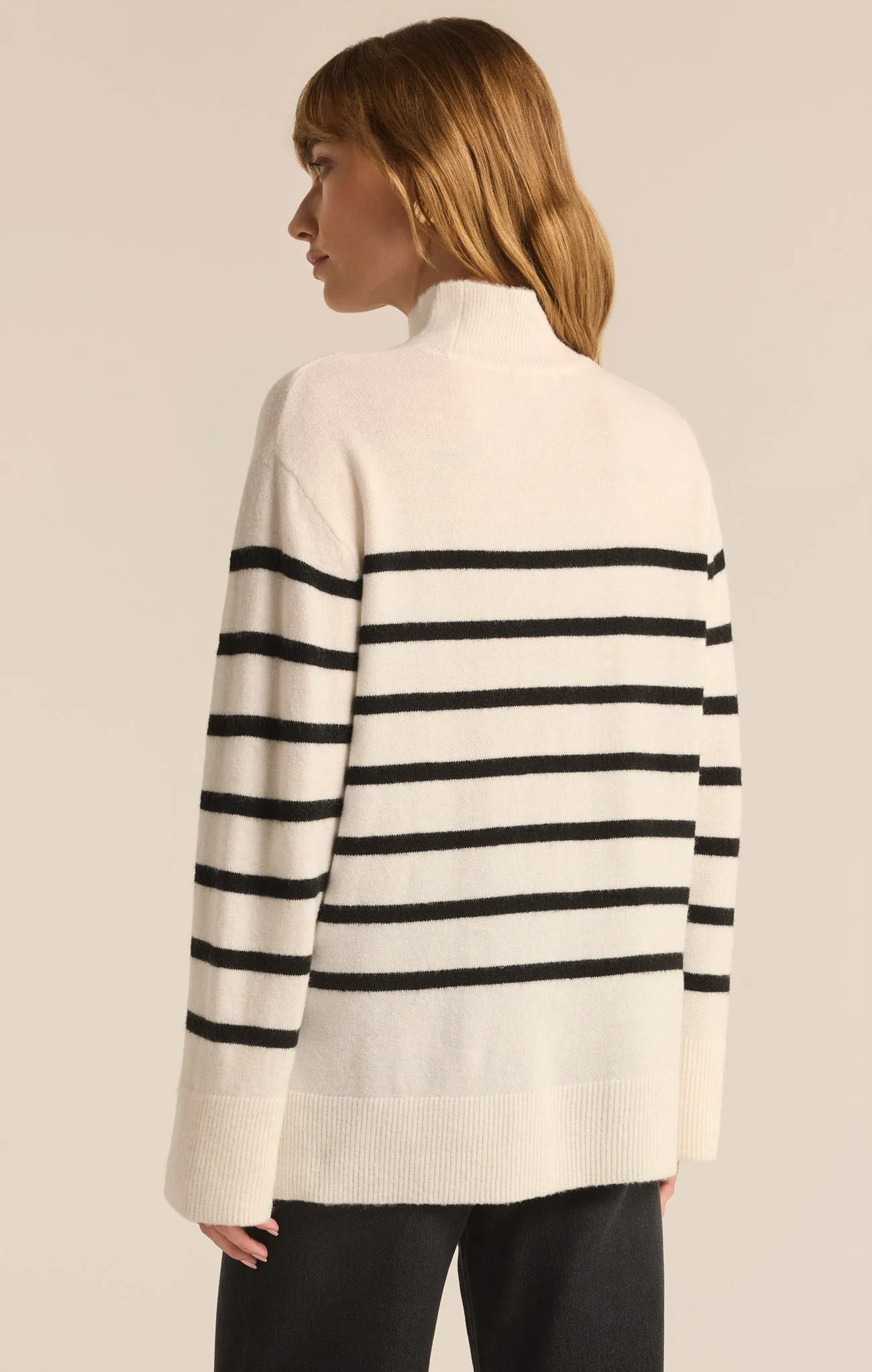 Fin Stripe Turtleneck Sweater sold by Z Supply product image thumbnail 2