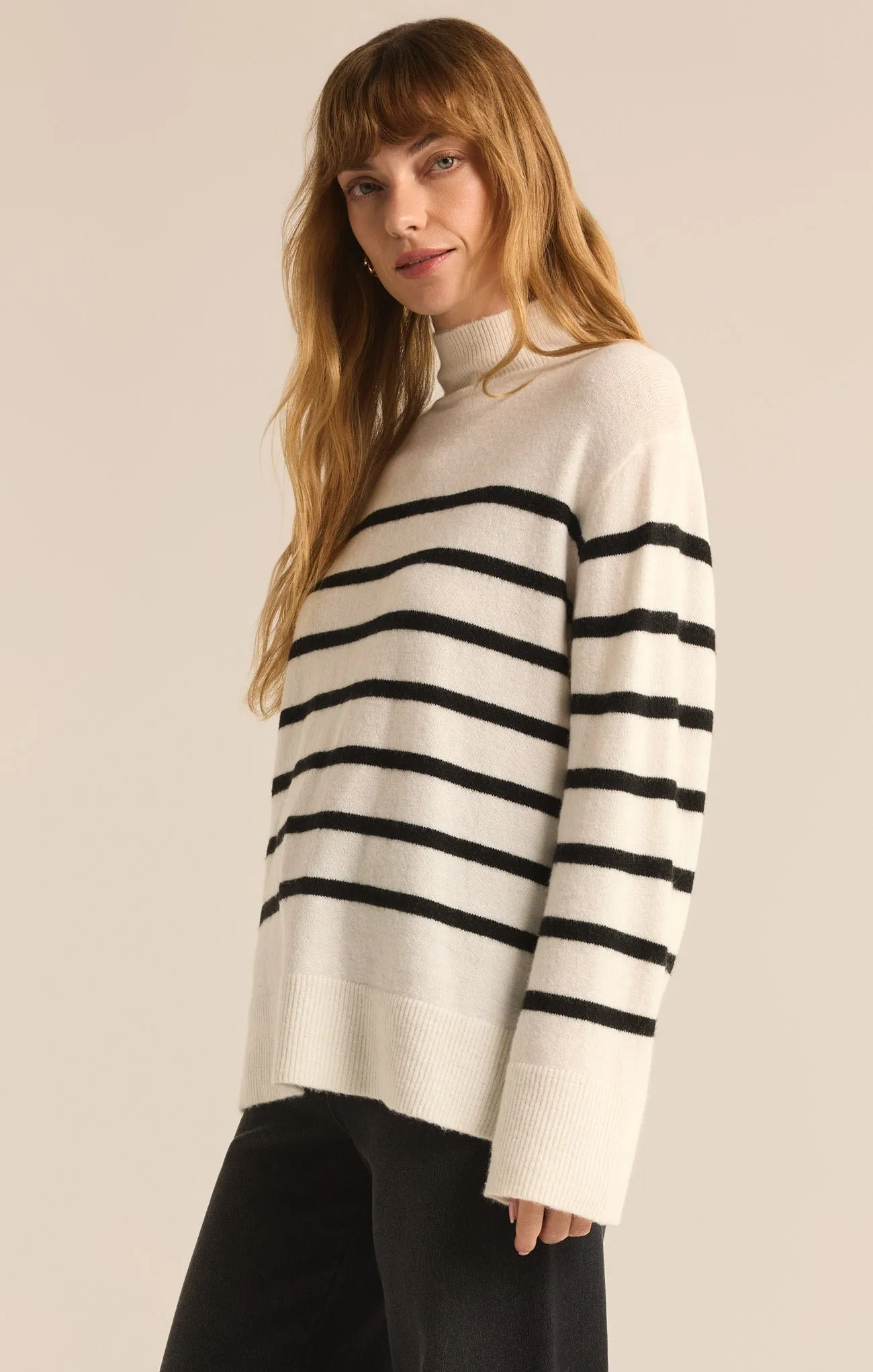 Fin Stripe Turtleneck Sweater sold by Z Supply product image thumbnail 3