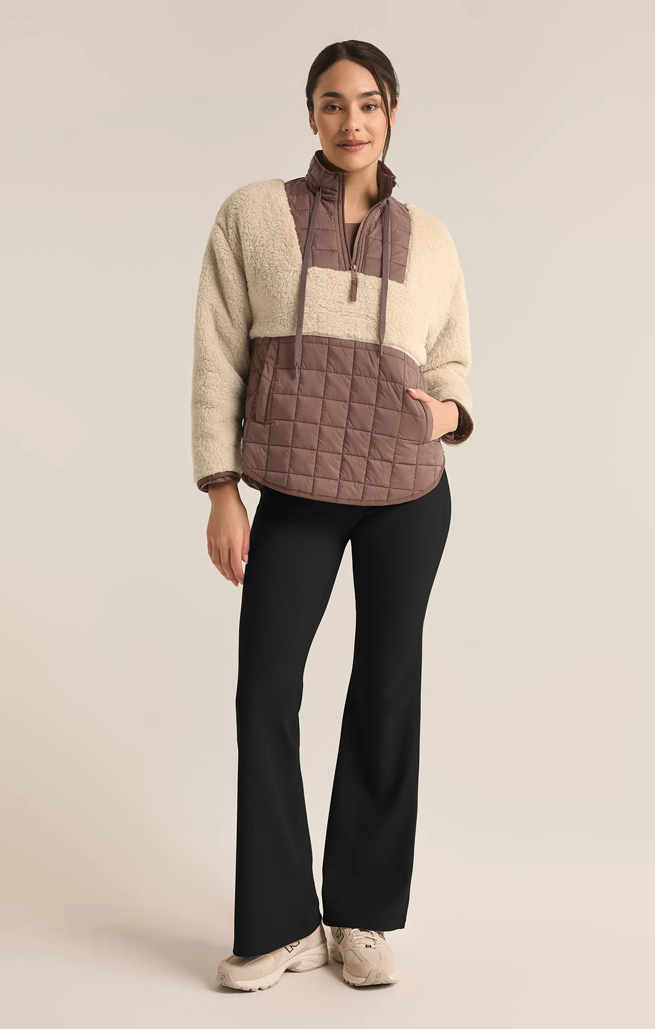 Road Tripper Sherpa Quilted Nylon Jacket sold by Z Supply product image thumbnail 4