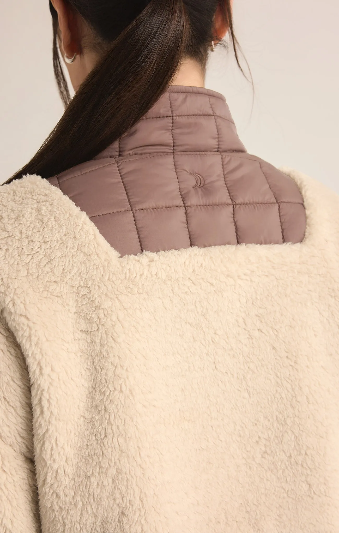 Road Tripper Sherpa Quilted Nylon Jacket sold by Z Supply product image thumbnail 5