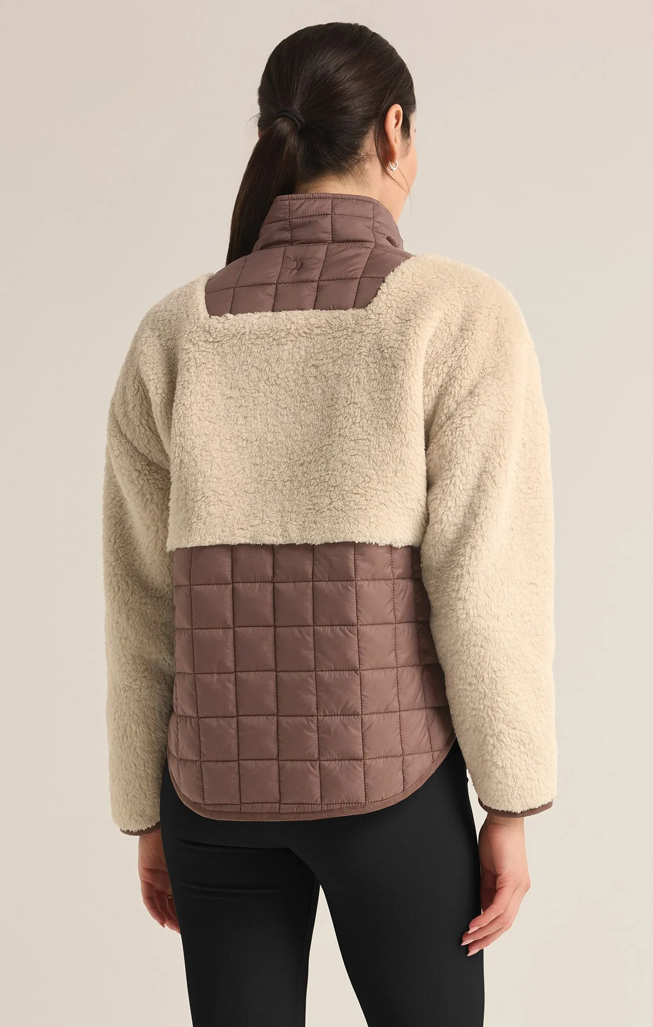 Road Tripper Sherpa Quilted Nylon Jacket sold by Z Supply product image thumbnail 2