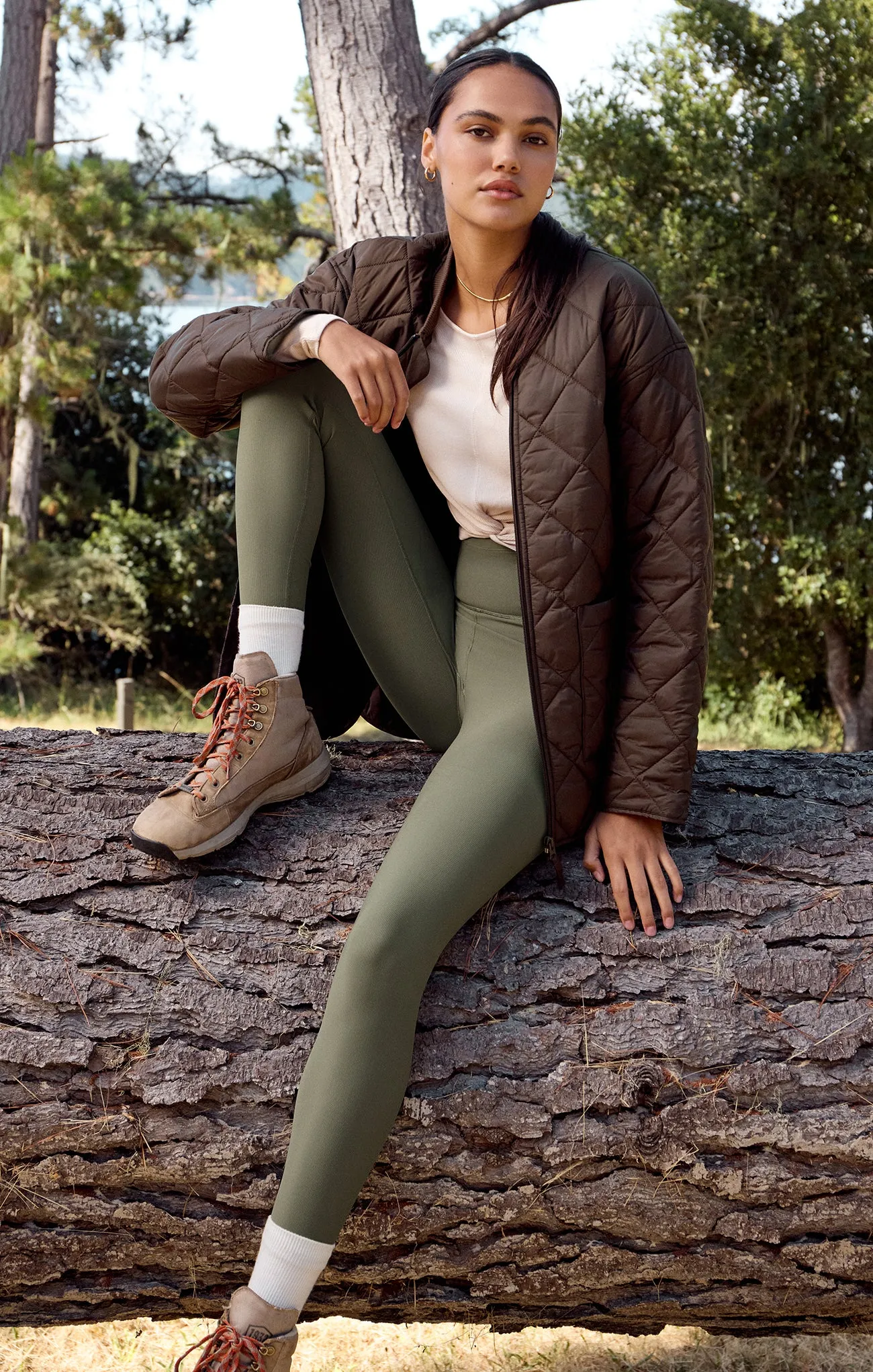 Sunrise Quilted Nylon Bomber Jacket sold by Z Supply product image thumbnail 2