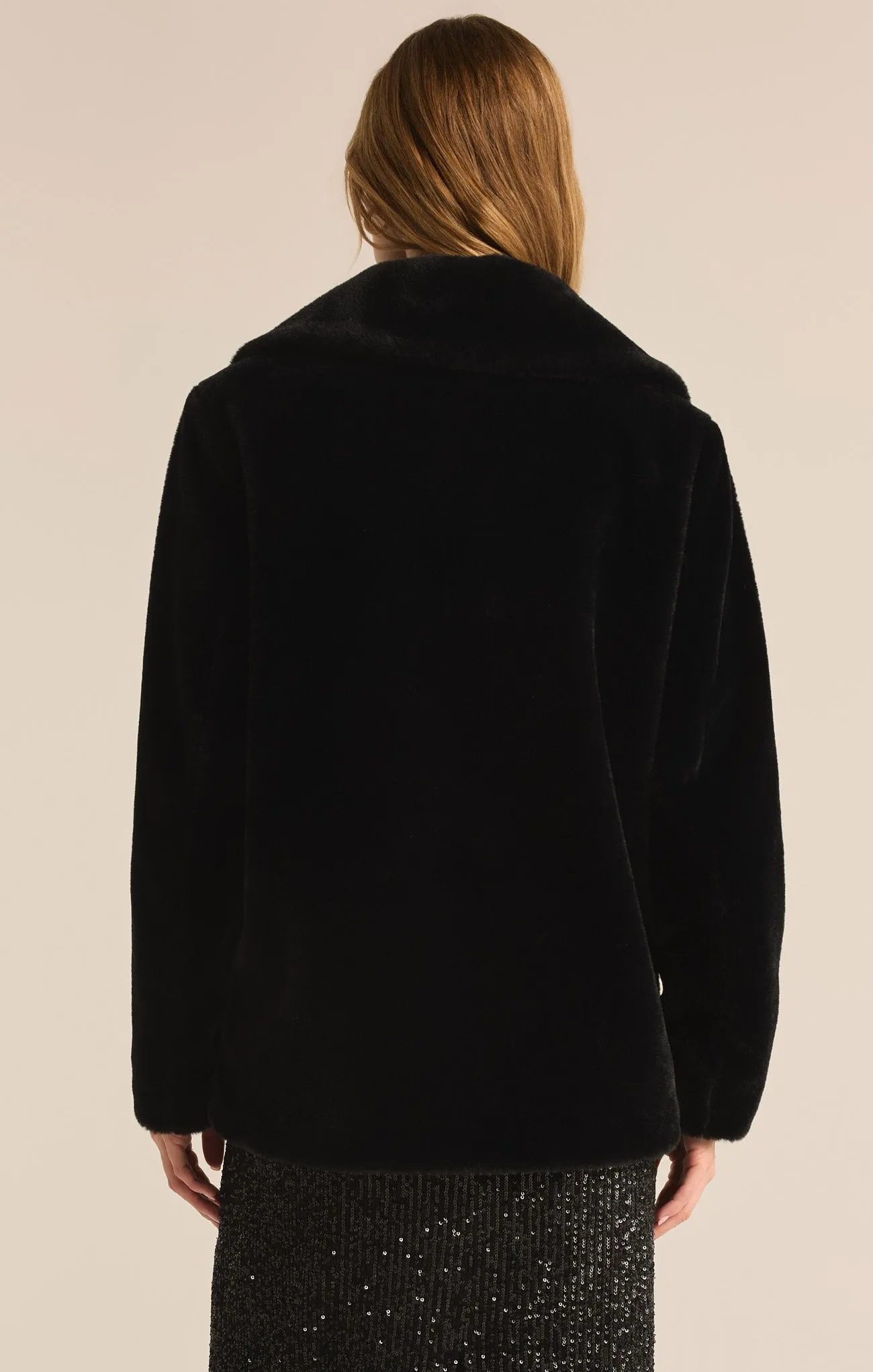 Gem Double Breasted Faux Fur Coat sold by Z Supply product image thumbnail 2