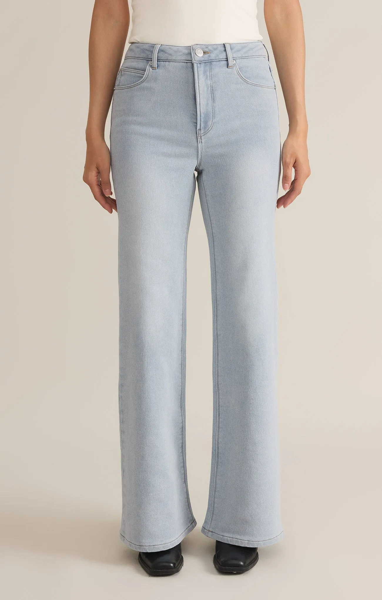 Georgia Knit Denim Relaxed Leg sold by Z Supply product image thumbnail 3