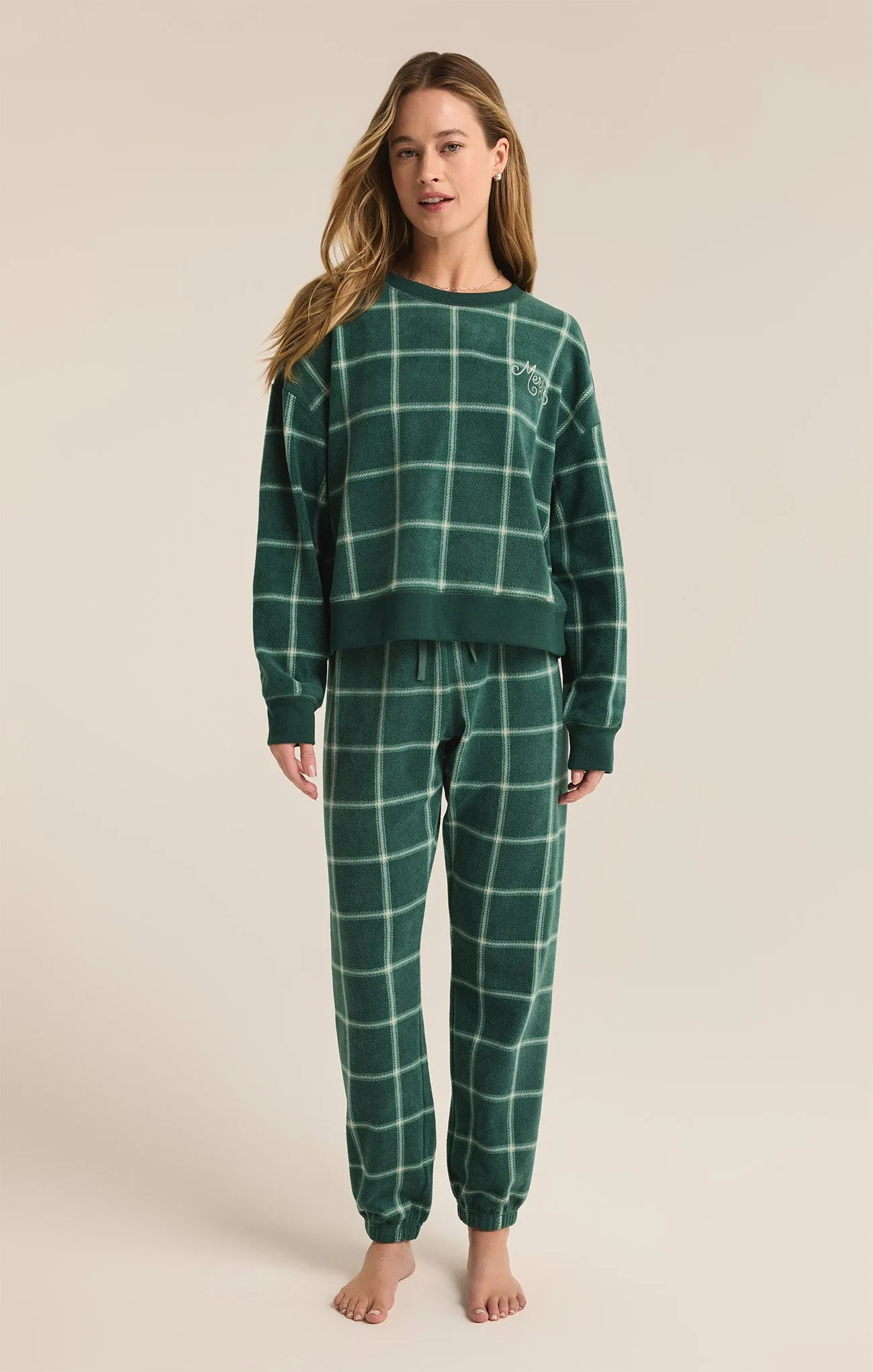 Plaid Plush Merry Top sold by Z Supply product image thumbnail 4