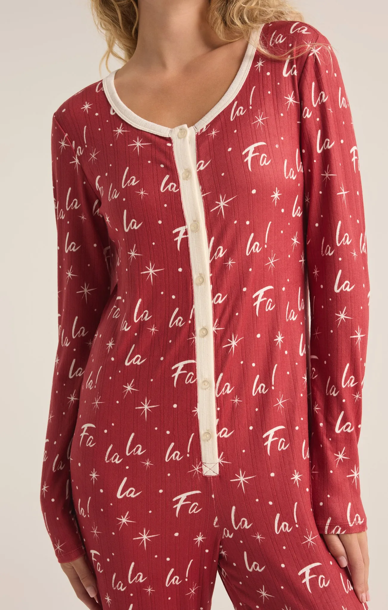 Fa La La Silky Pointelle Onesie sold by Z Supply product image thumbnail 5