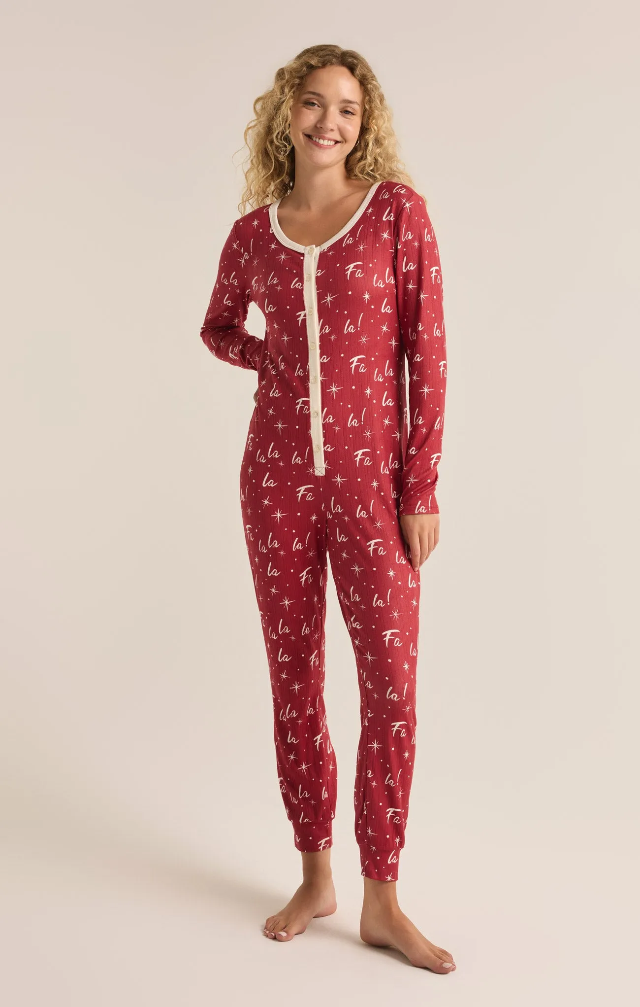 Fa La La Silky Pointelle Onesie sold by Z Supply