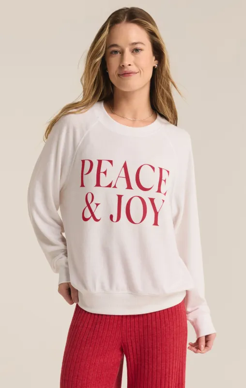 Peace and Joy Cloud Knit Top sold by Z Supply
