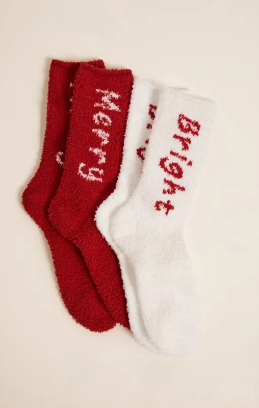 2-Pack Bright & Merry Socks sold by Z Supply
