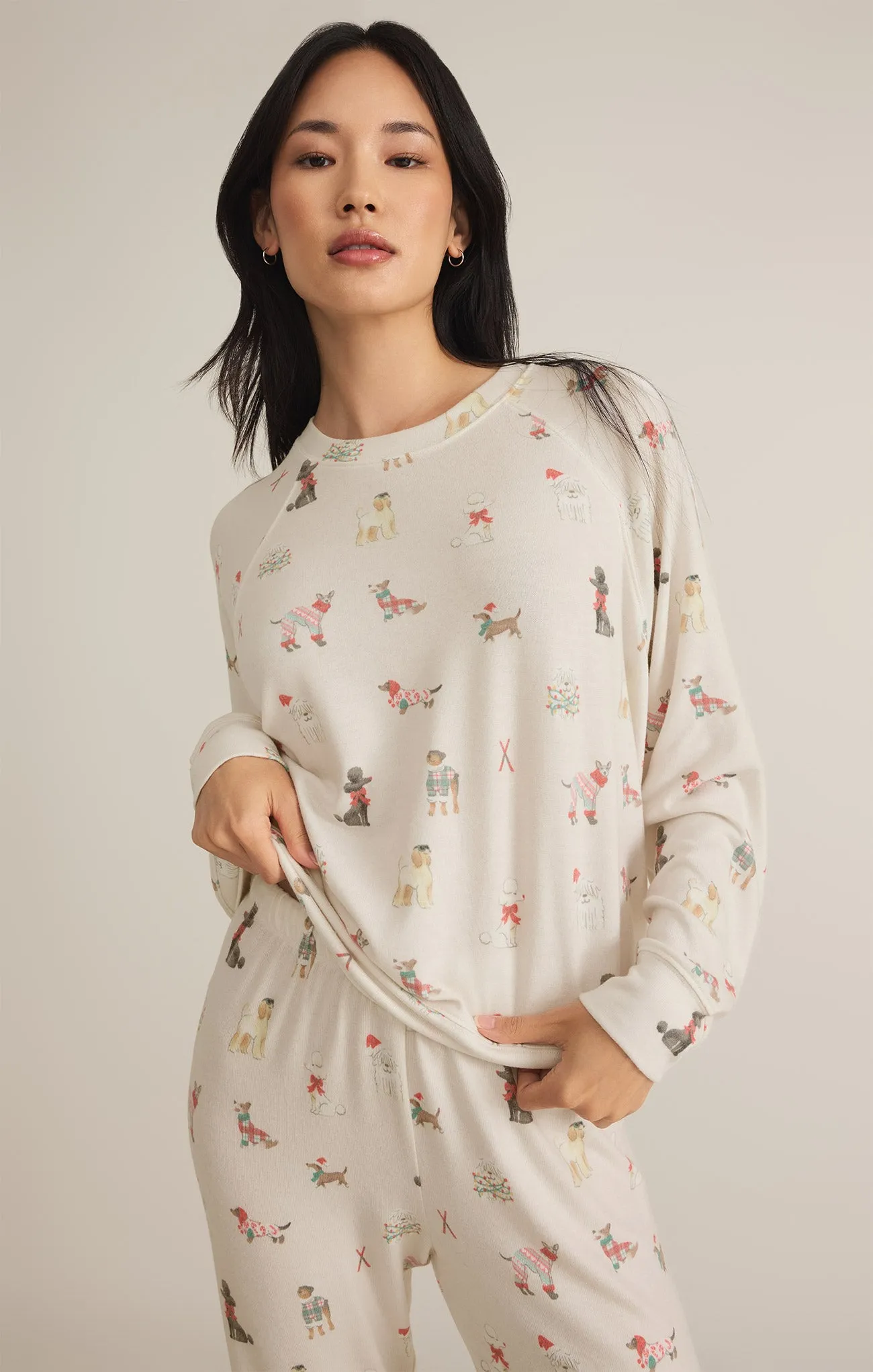 Best Friend Dog Brushed Knit Top sold by Z Supply