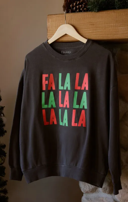 Fa La La Crewneck Sweatshirt sold by Z Supply