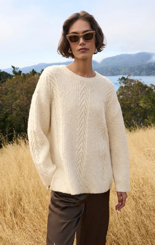 All That Glitters Cable Knit Sweater sold by Z Supply