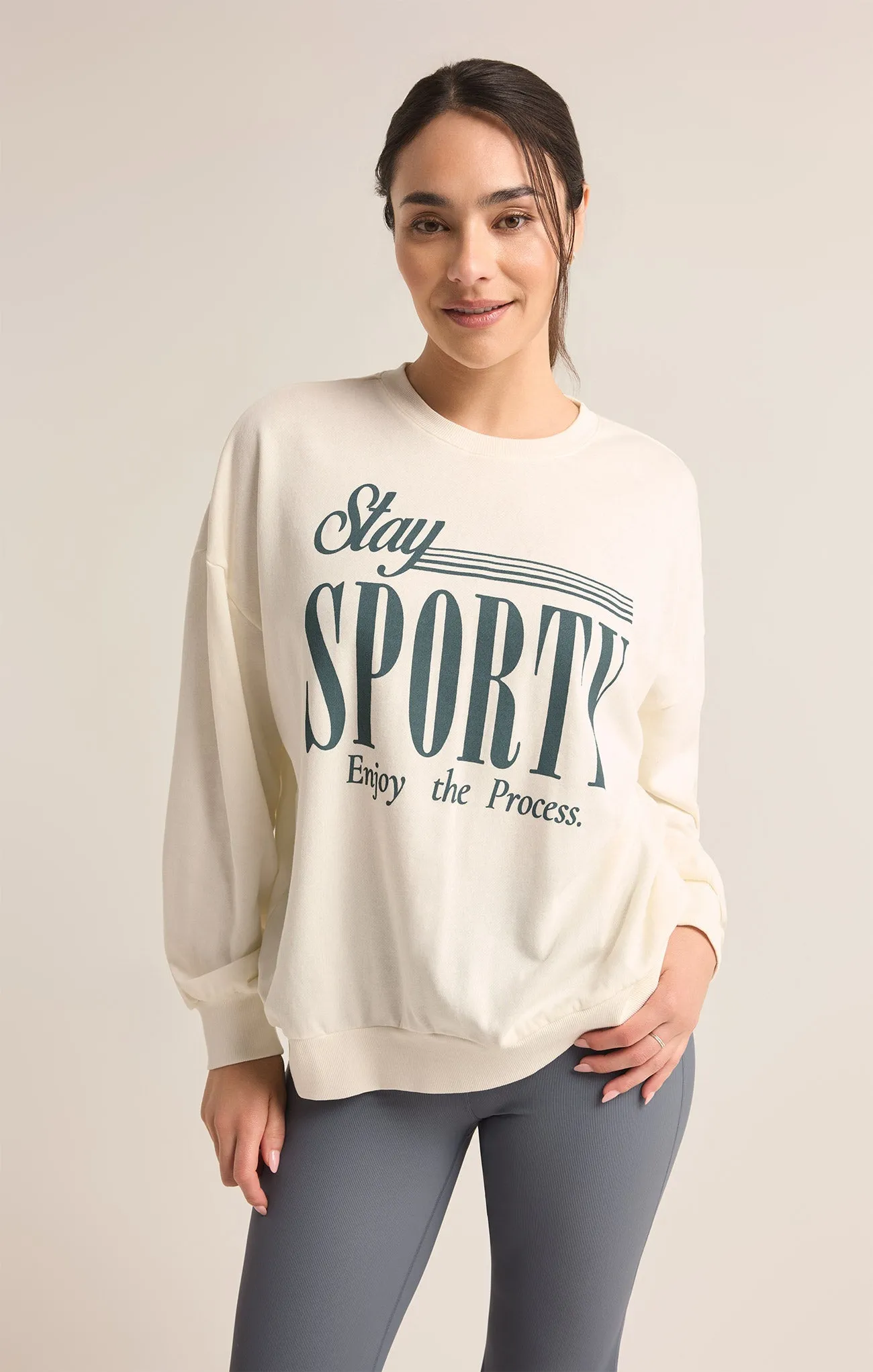Sporty Crewneck Sweatshirt sold by Z Supply product image thumbnail 3
