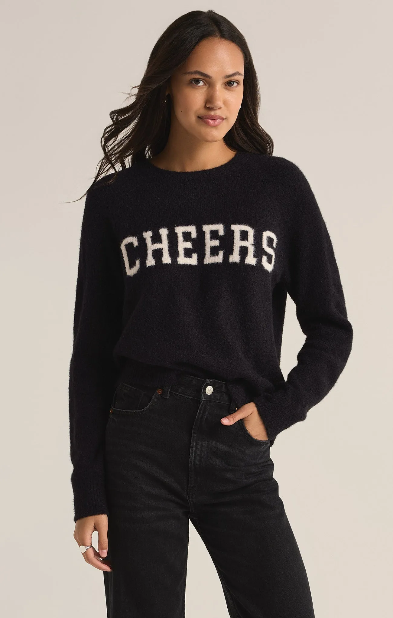 Lizzy Cheers Sweater sold by Z Supply