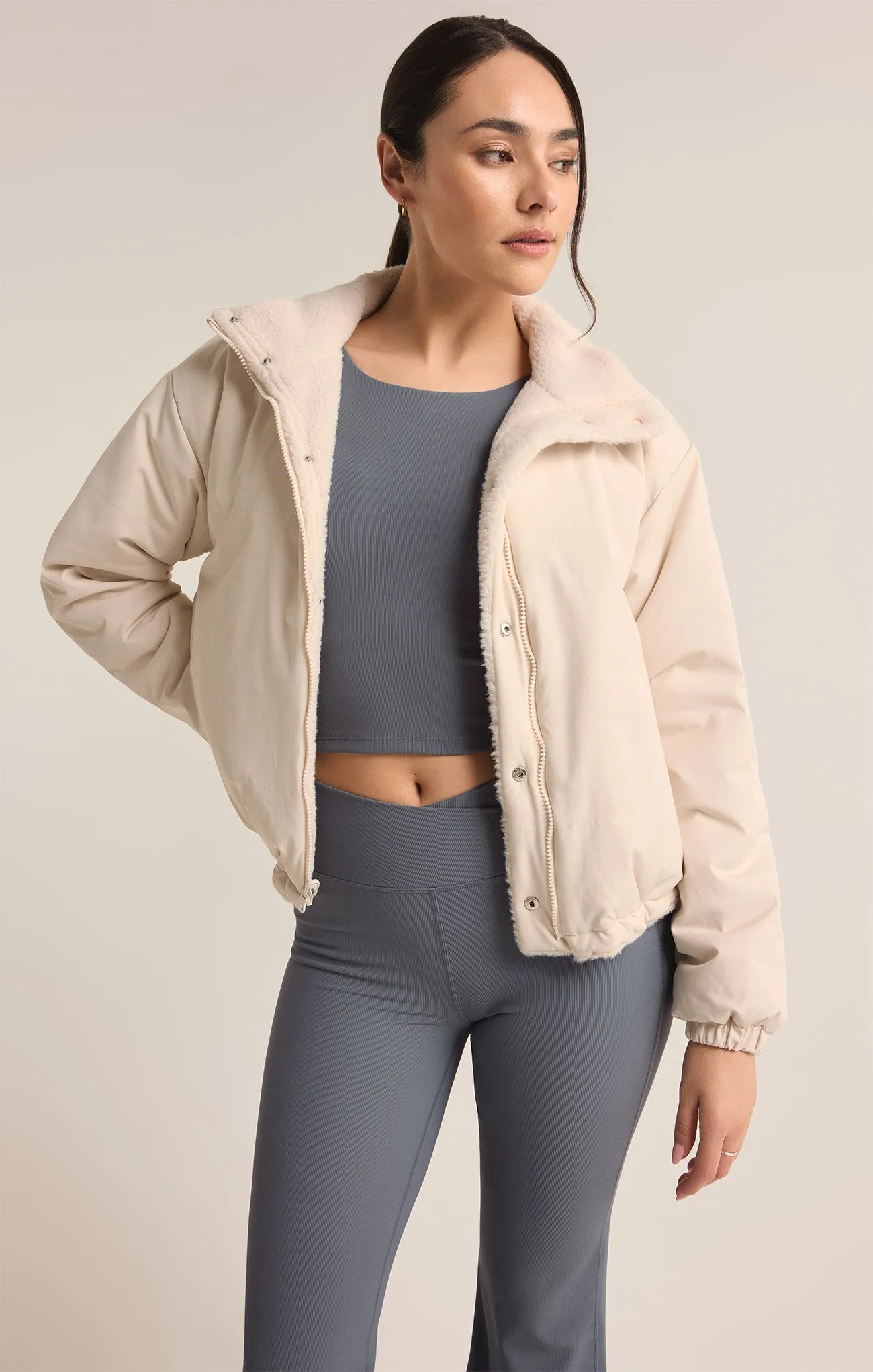 Tahoe Reversible Sherpa Puffer Jacket sold by Z Supply product image thumbnail 5