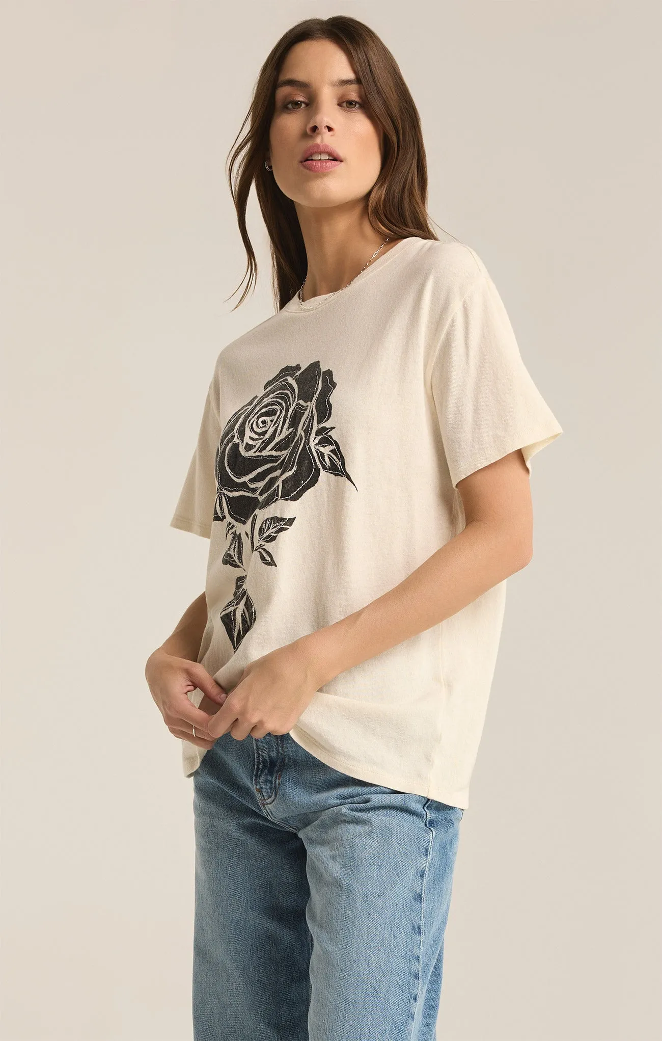 Rose Relaxed Tee sold by Z Supply product image thumbnail 3