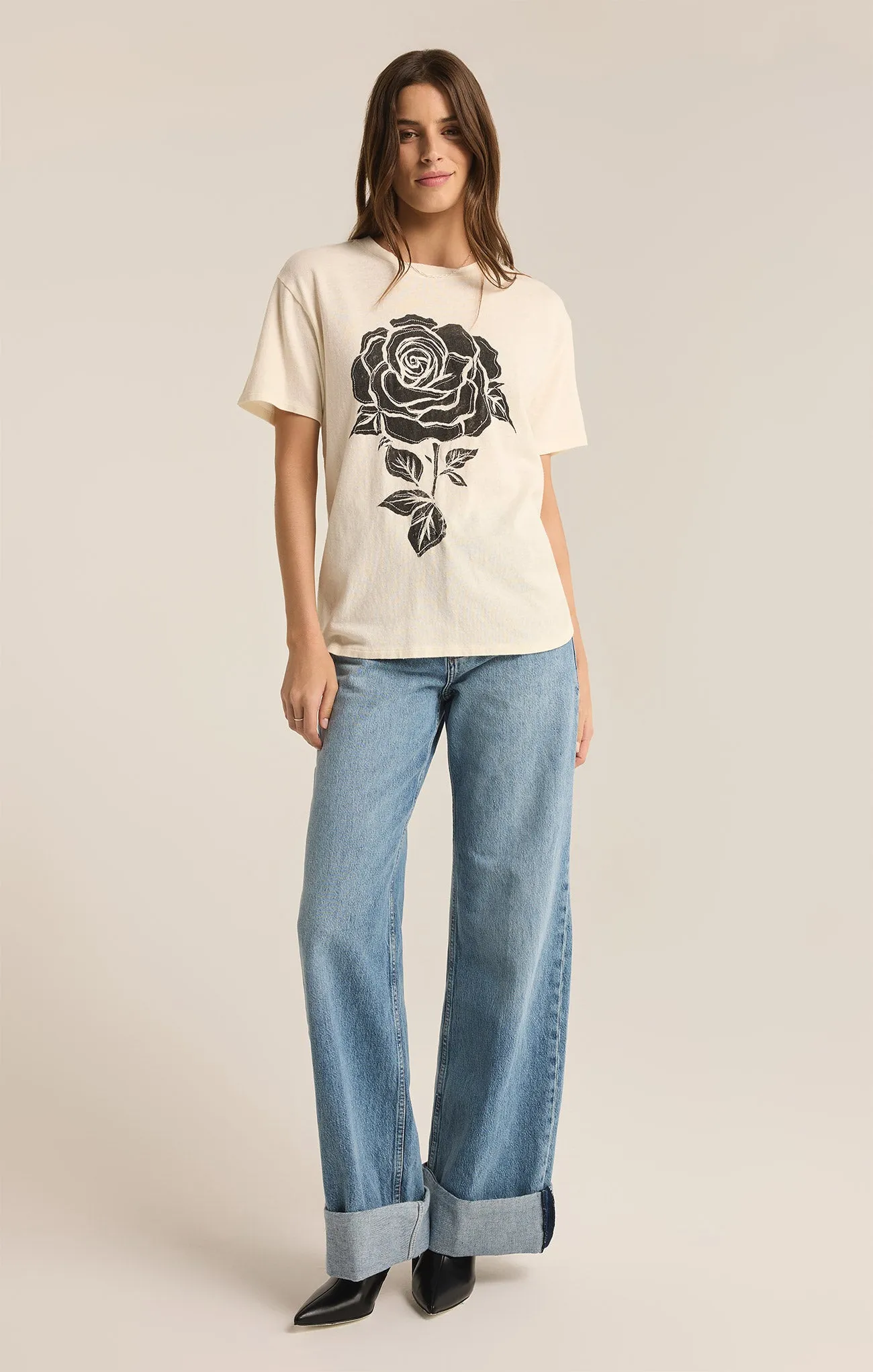 Rose Relaxed Tee sold by Z Supply product image thumbnail 4