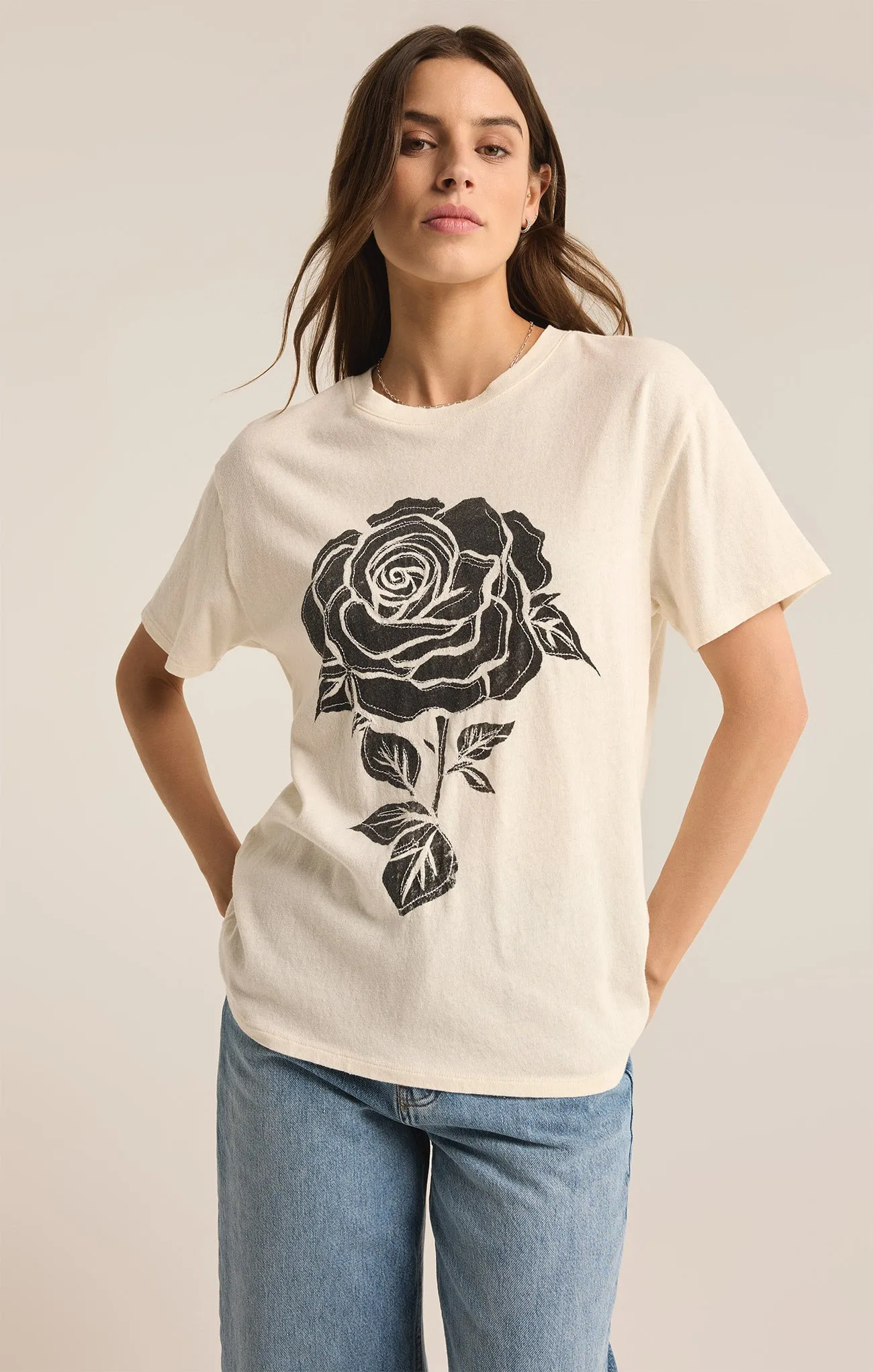Rose Relaxed Tee sold by Z Supply product image thumbnail 5