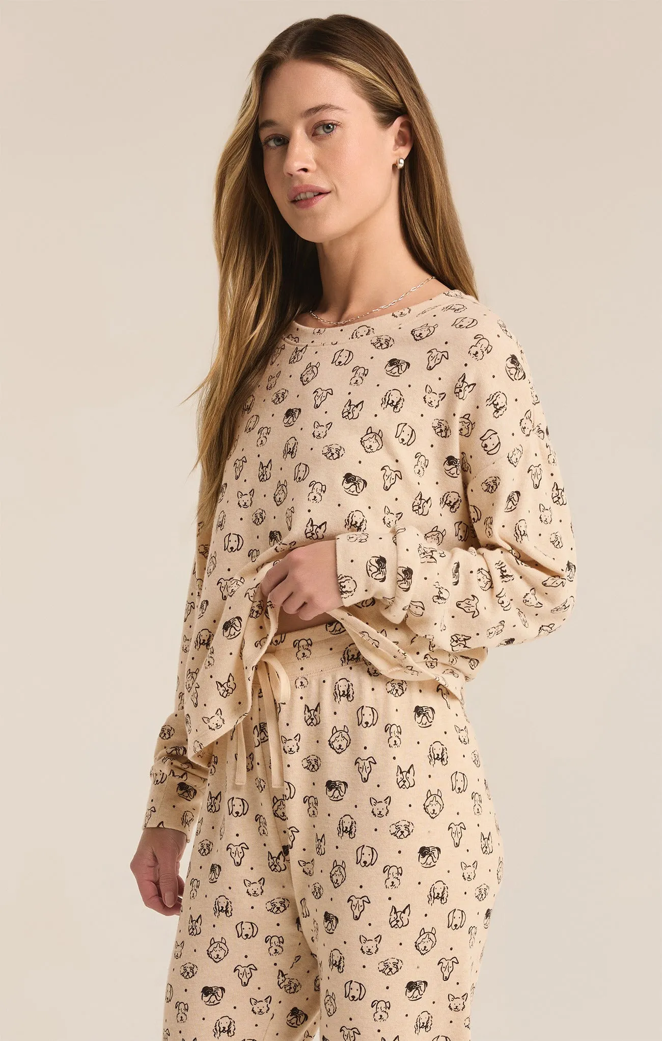 Pup Brushed Knit Top sold by Z Supply product image thumbnail 3