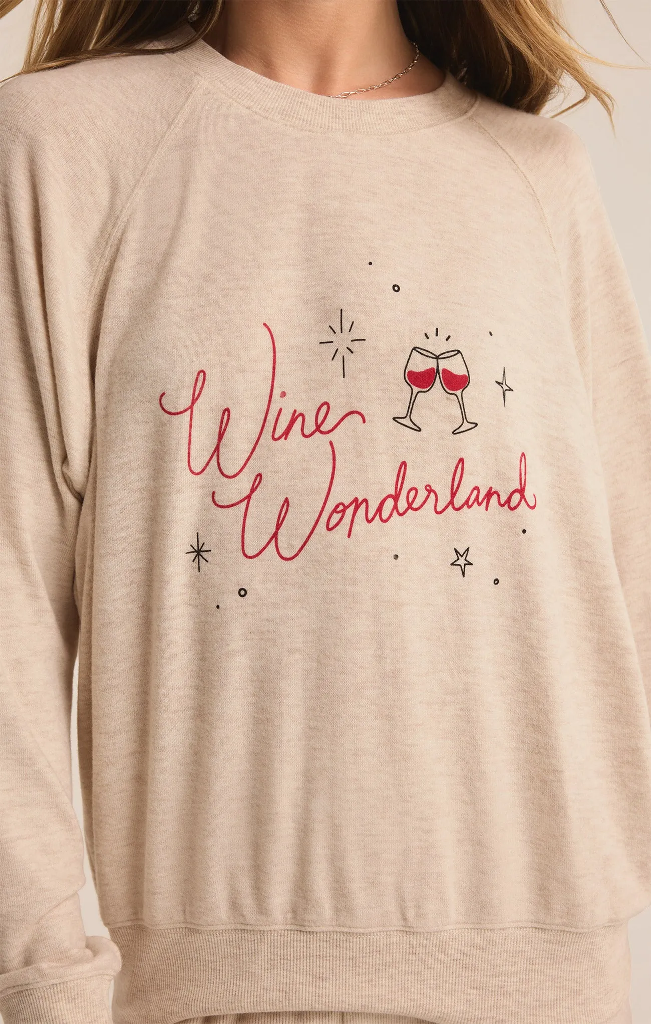 Wine Wonderland Cloud Knit Top sold by Z Supply product image thumbnail 5