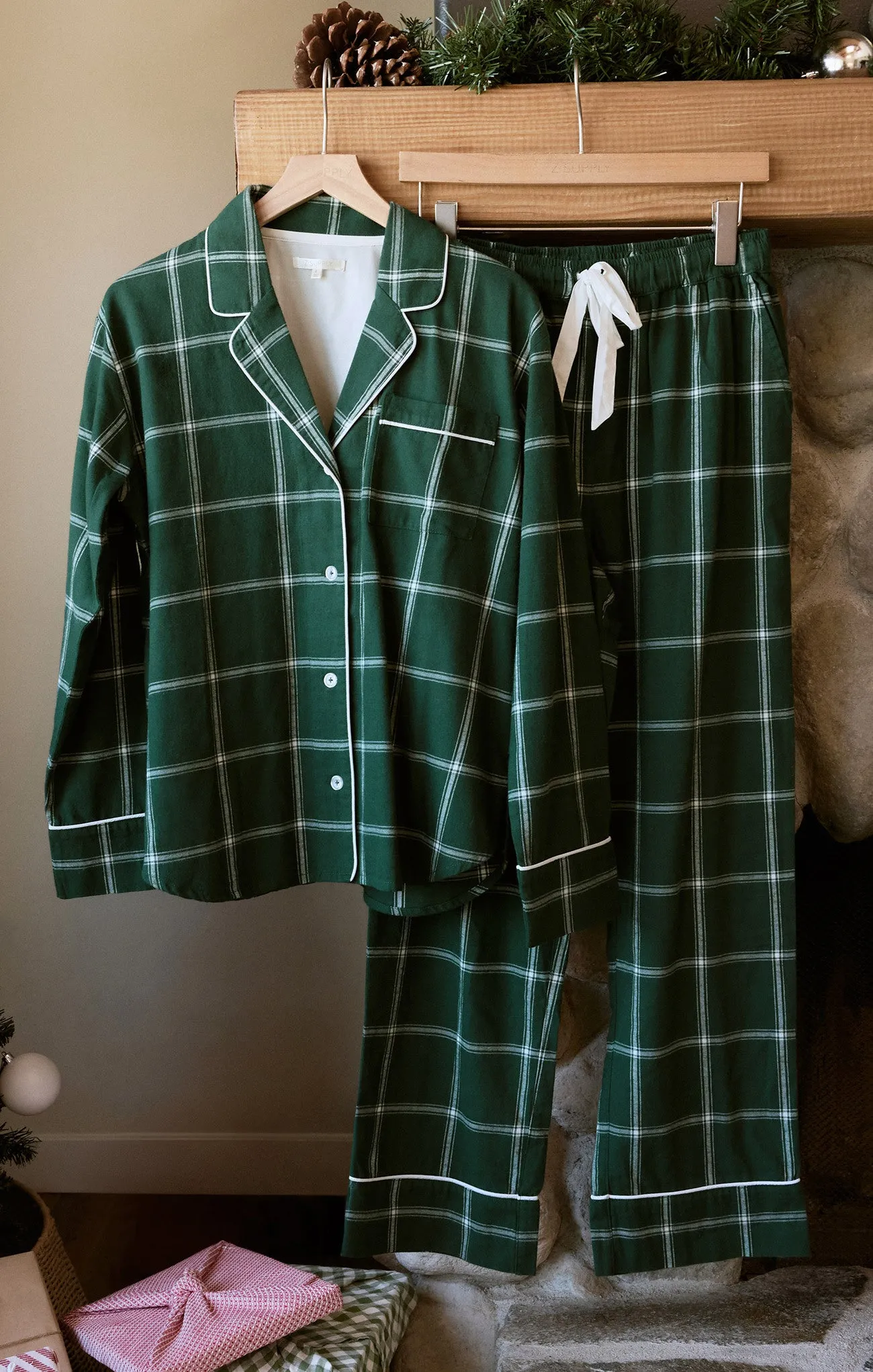 Dreamer Plaid Flannel Set sold by Z Supply