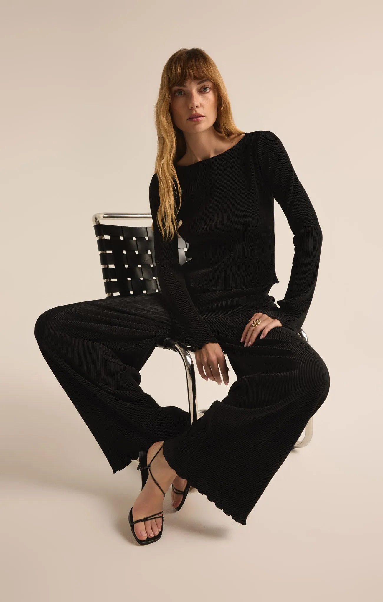 Denia Pleated High Rise Pant sold by Z Supply product image thumbnail 5