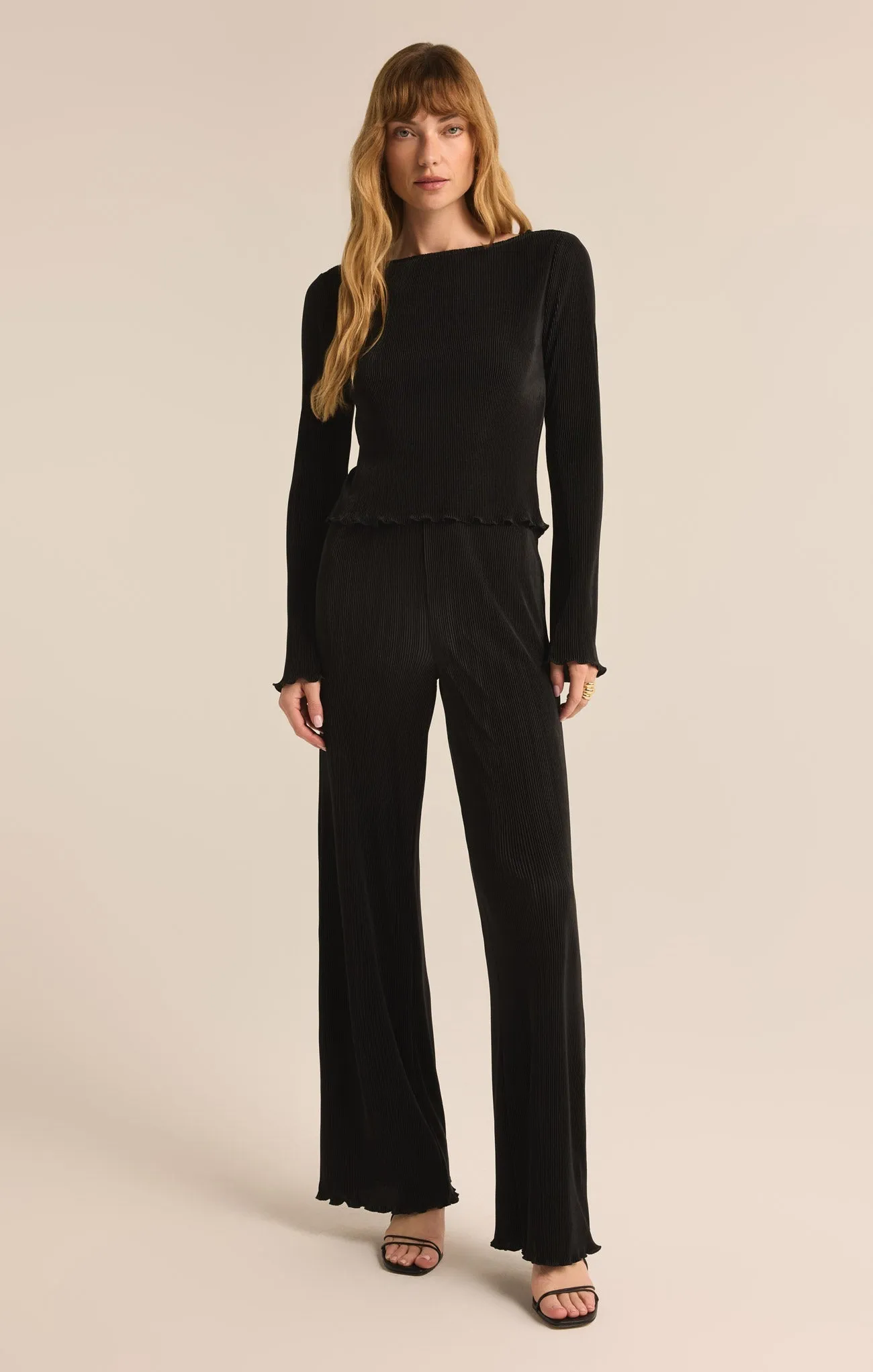 Denia Pleated High Rise Pant sold by Z Supply product image thumbnail 4