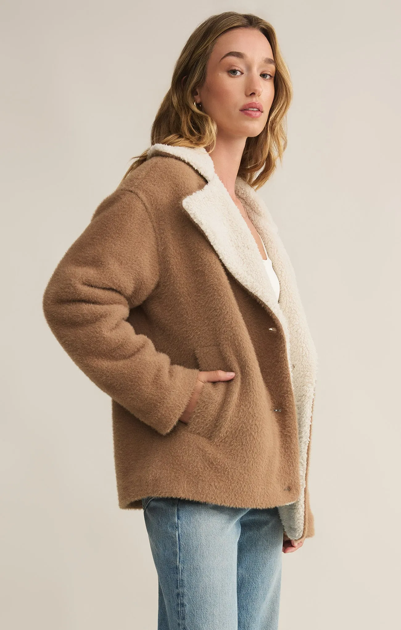 Kirby Sherpa Jacket sold by Z Supply product image thumbnail 3