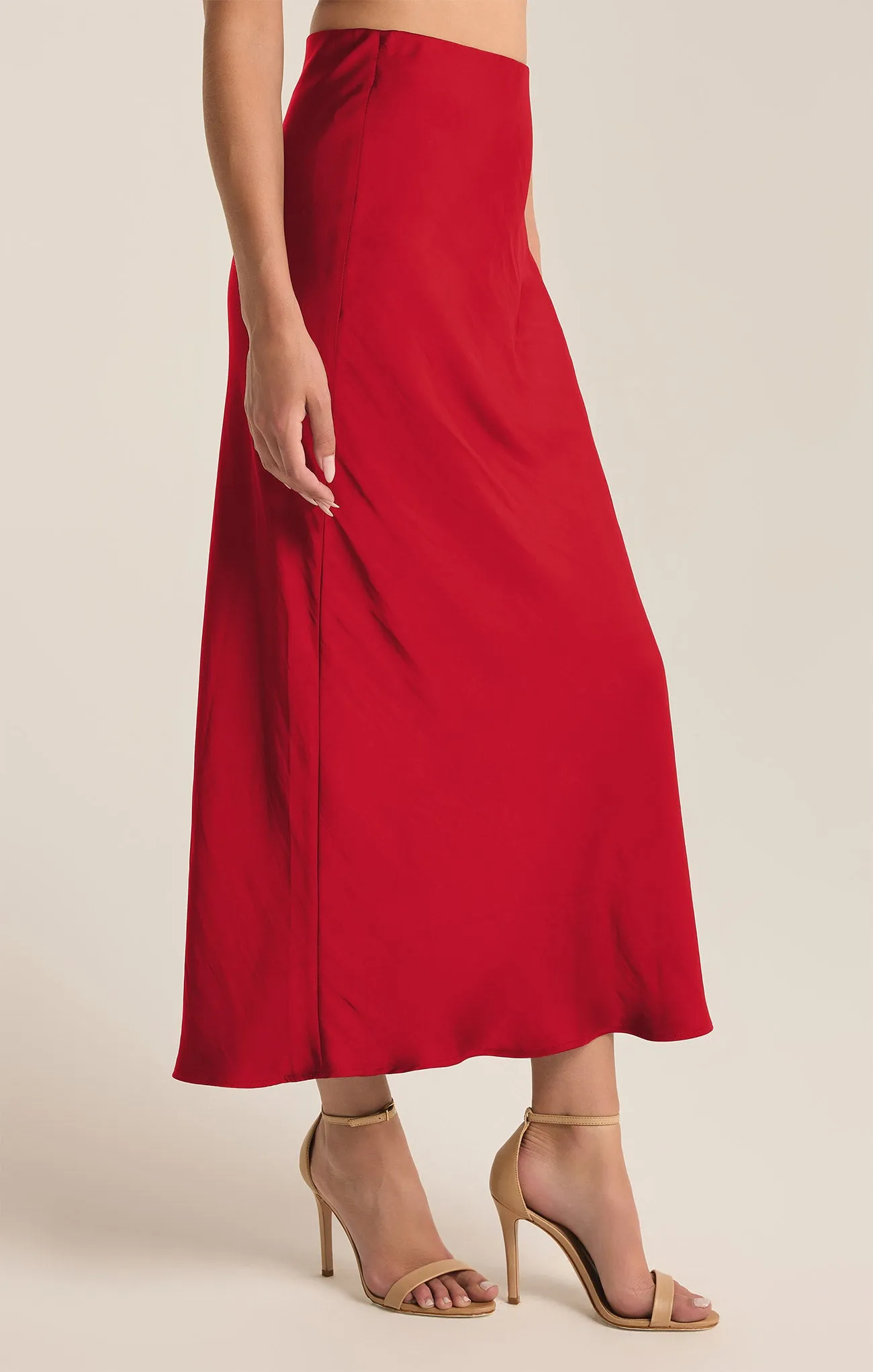 Europa Luxe Sheen Midi Skirt sold by Z Supply product image thumbnail 5