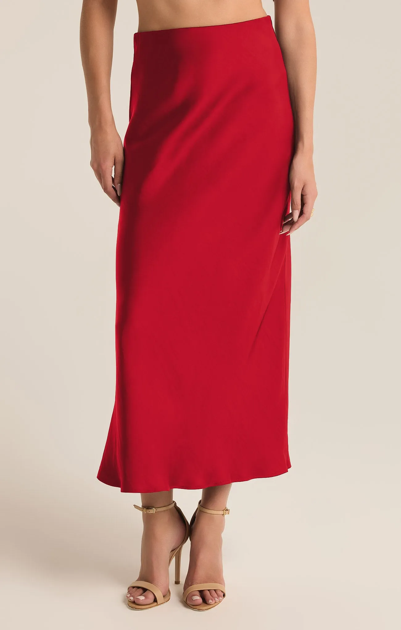Europa Luxe Sheen Midi Skirt sold by Z Supply product image thumbnail 3