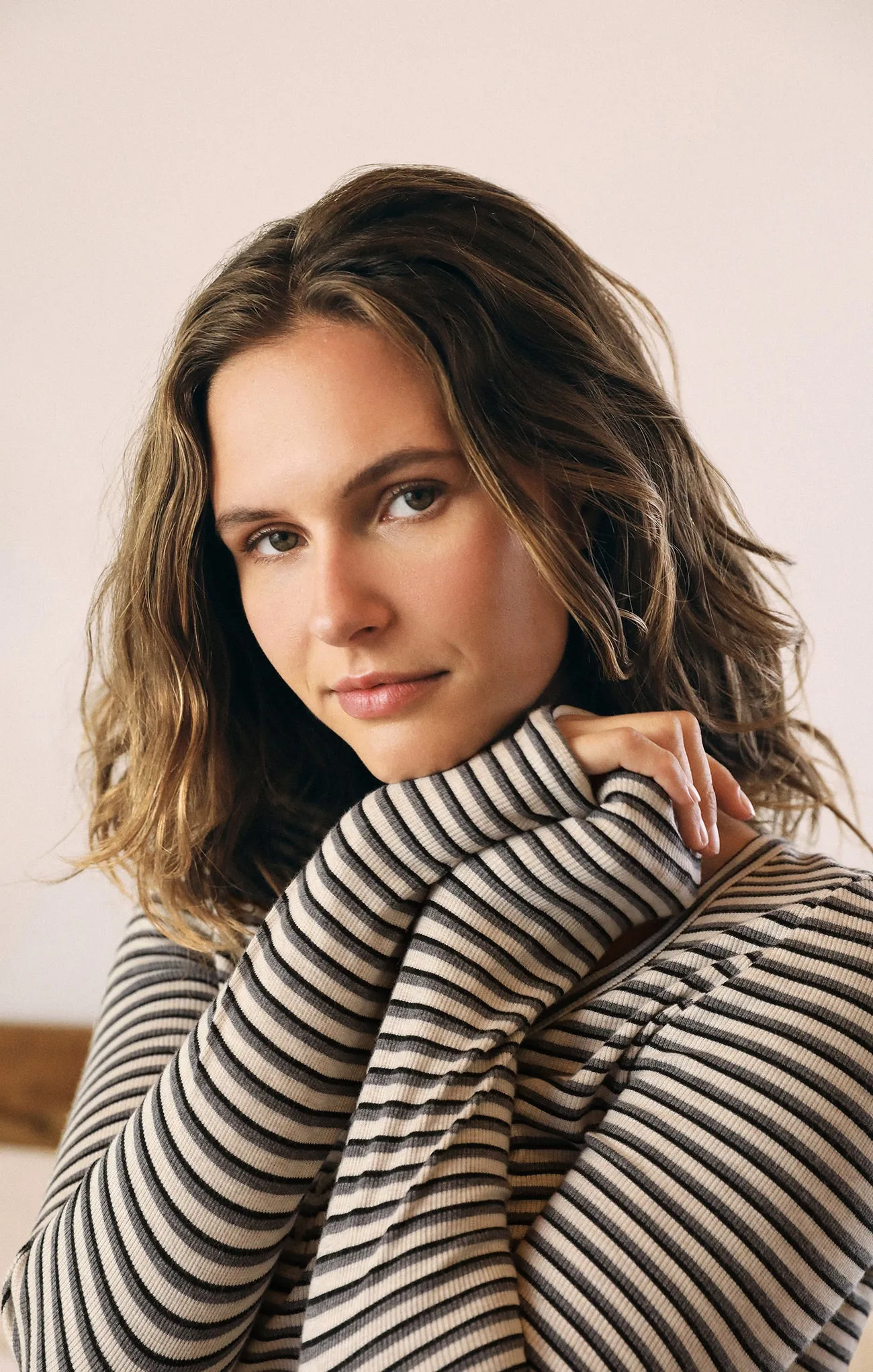 Constance Stripe Modal Rib Top sold by Z Supply product image thumbnail 2