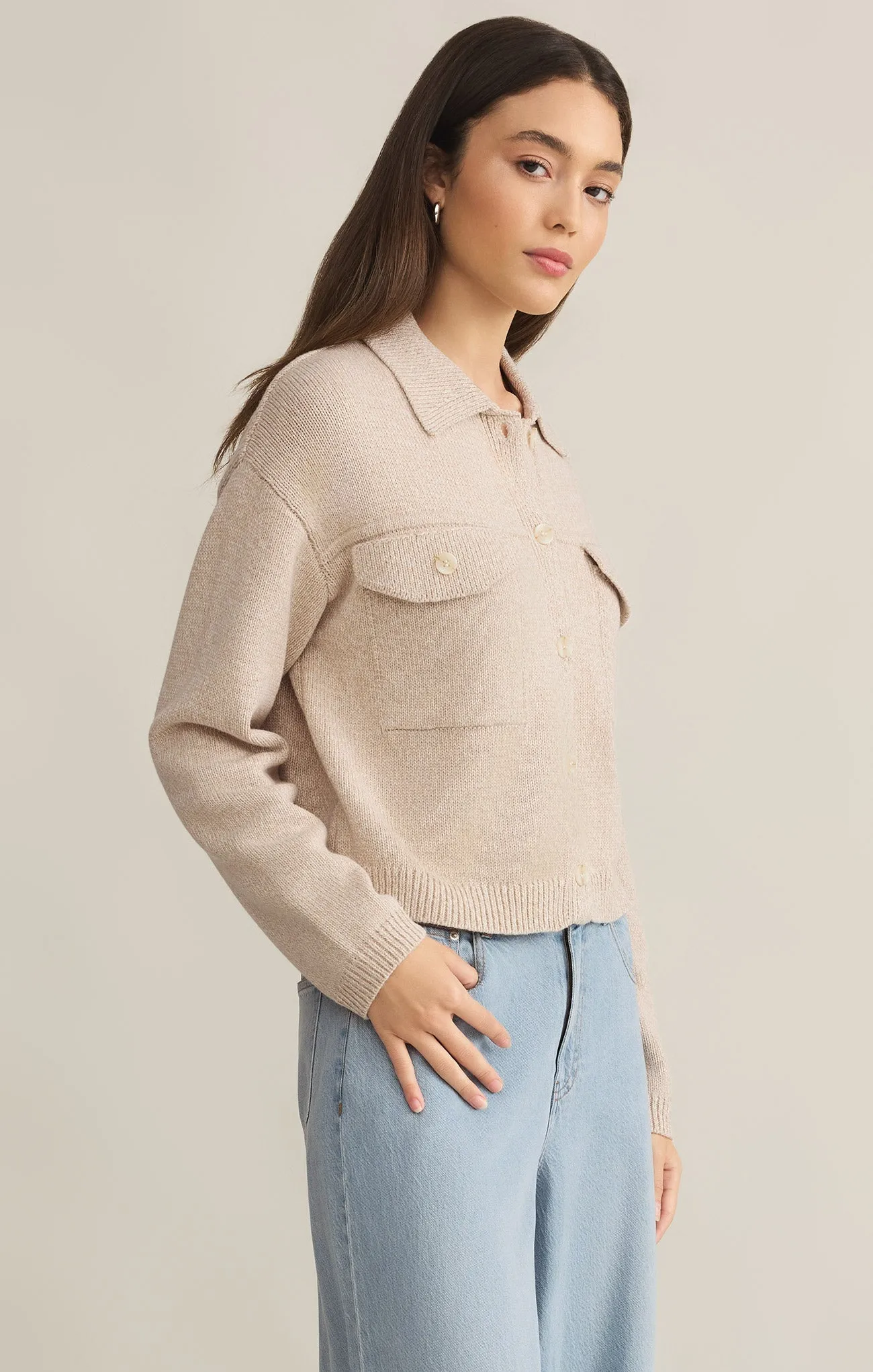 Cielo Sweater Knit Jacket sold by Z Supply product image thumbnail 3