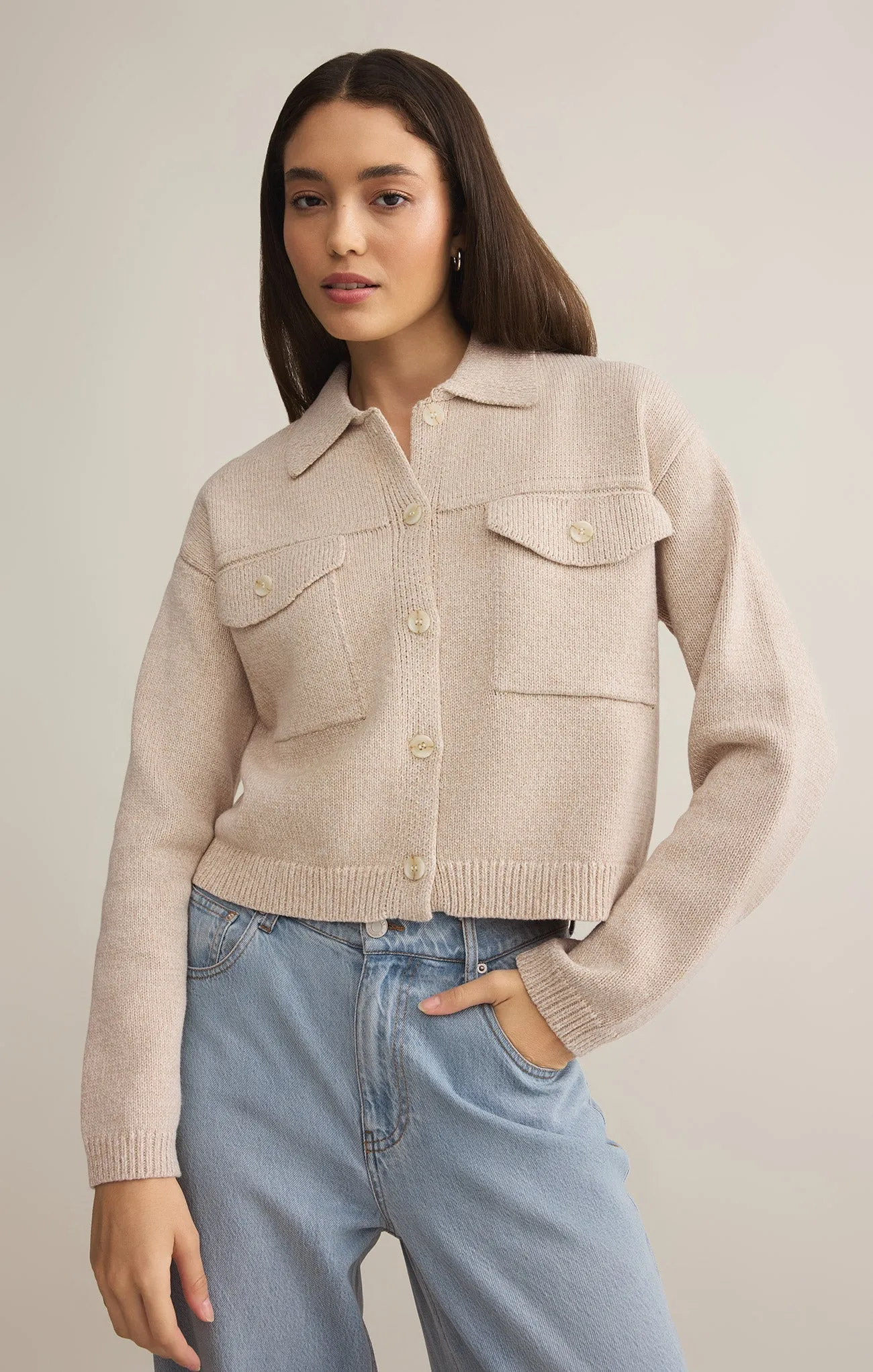 Cielo Sweater Knit Jacket sold by Z Supply product image thumbnail 5