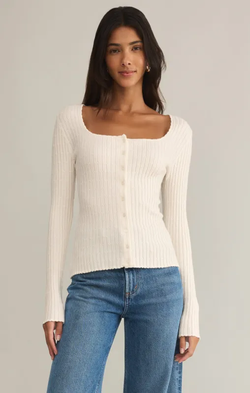 Emelie Button Up Sweater sold by Z Supply