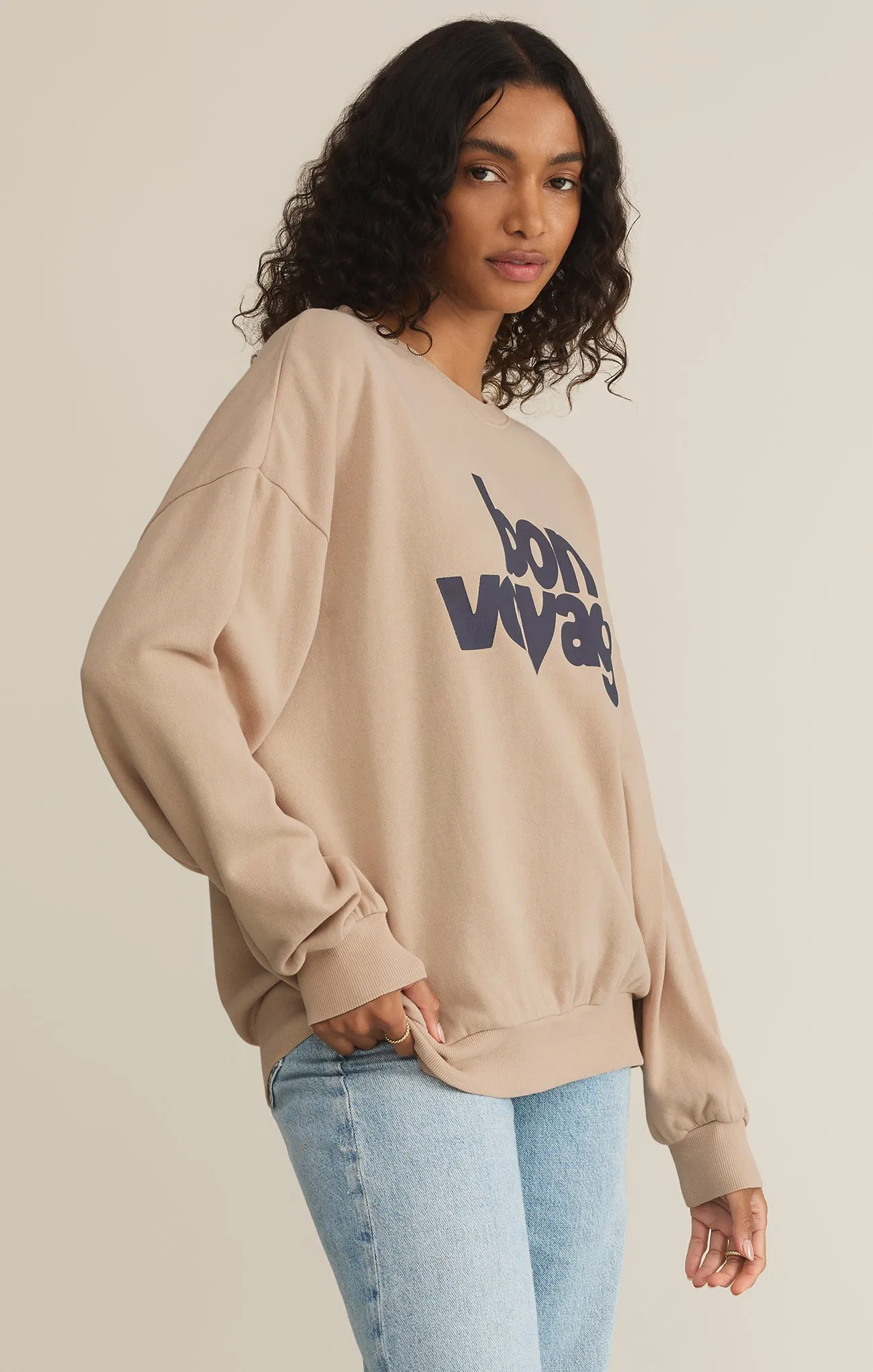 Bon Voyage Sunday Sweatshirt sold by Z Supply product image thumbnail 5