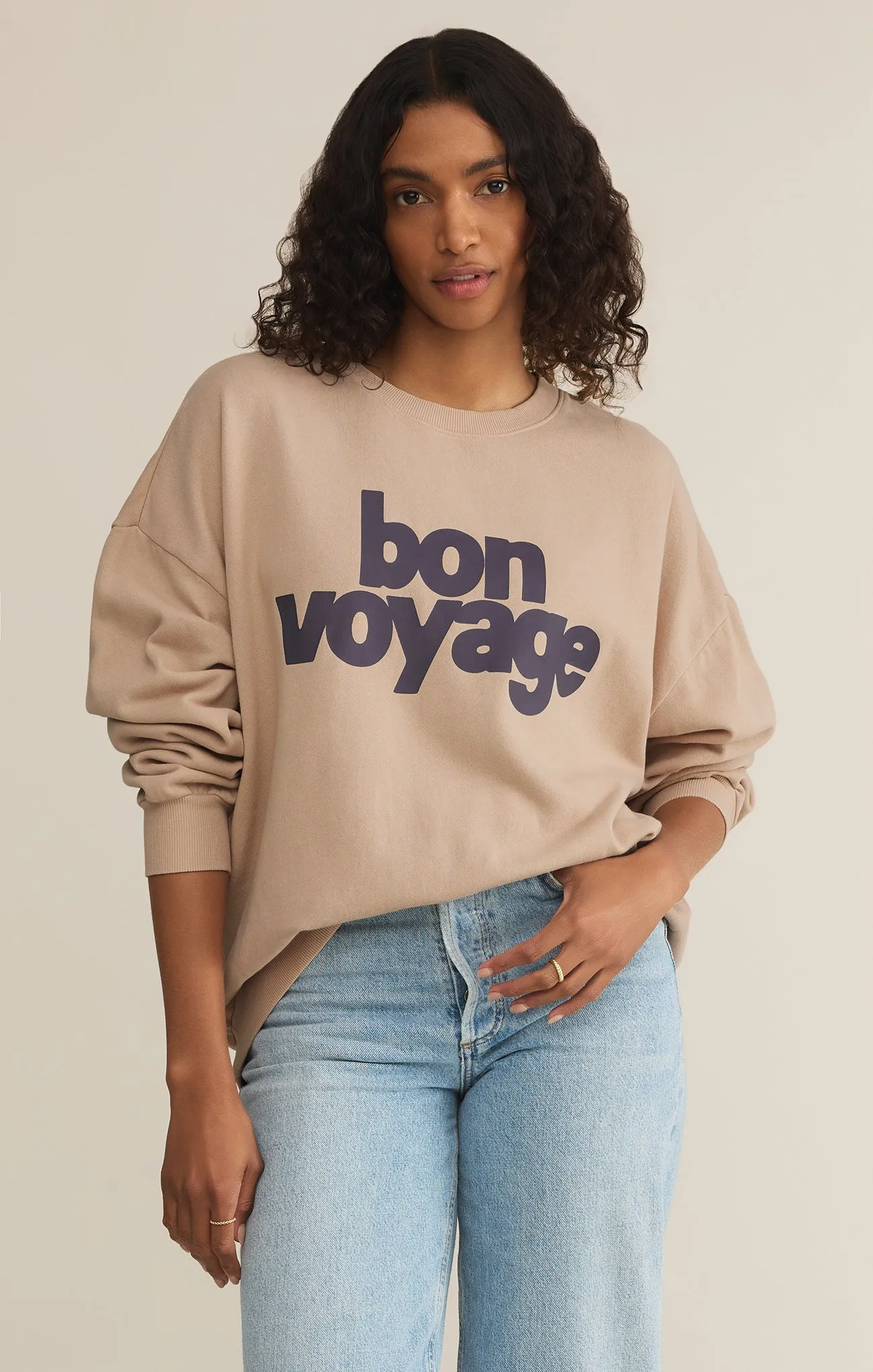 Bon Voyage Sunday Sweatshirt sold by Z Supply product image thumbnail 3