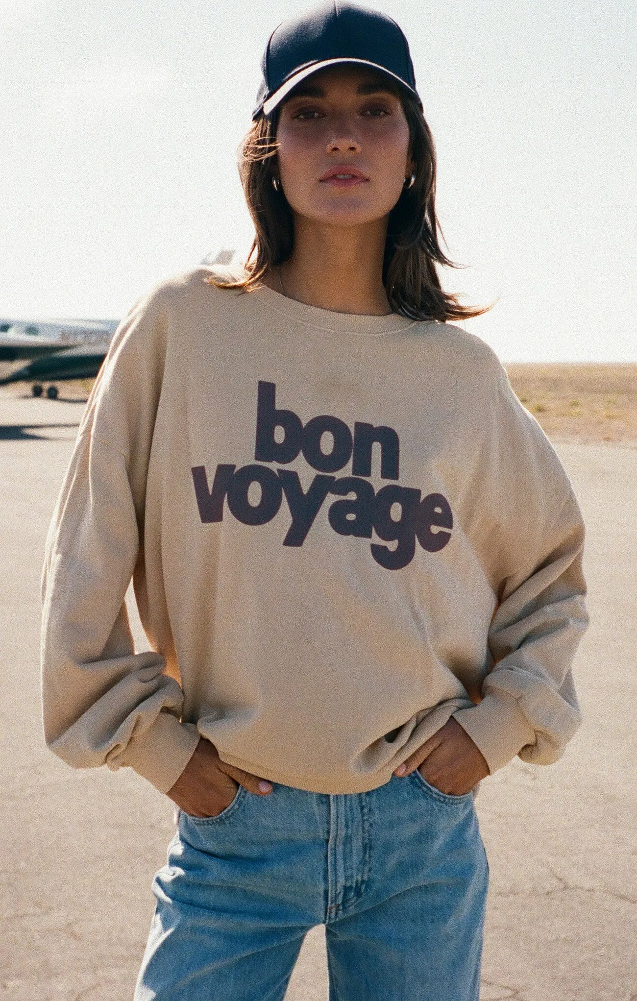 Bon Voyage Sunday Sweatshirt sold by Z Supply