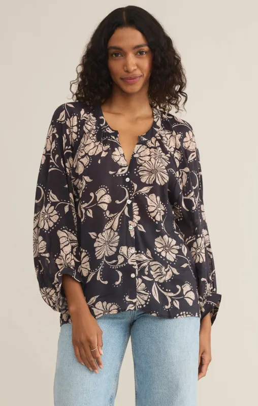 Wren Ari Floral Blouse sold by Z Supply