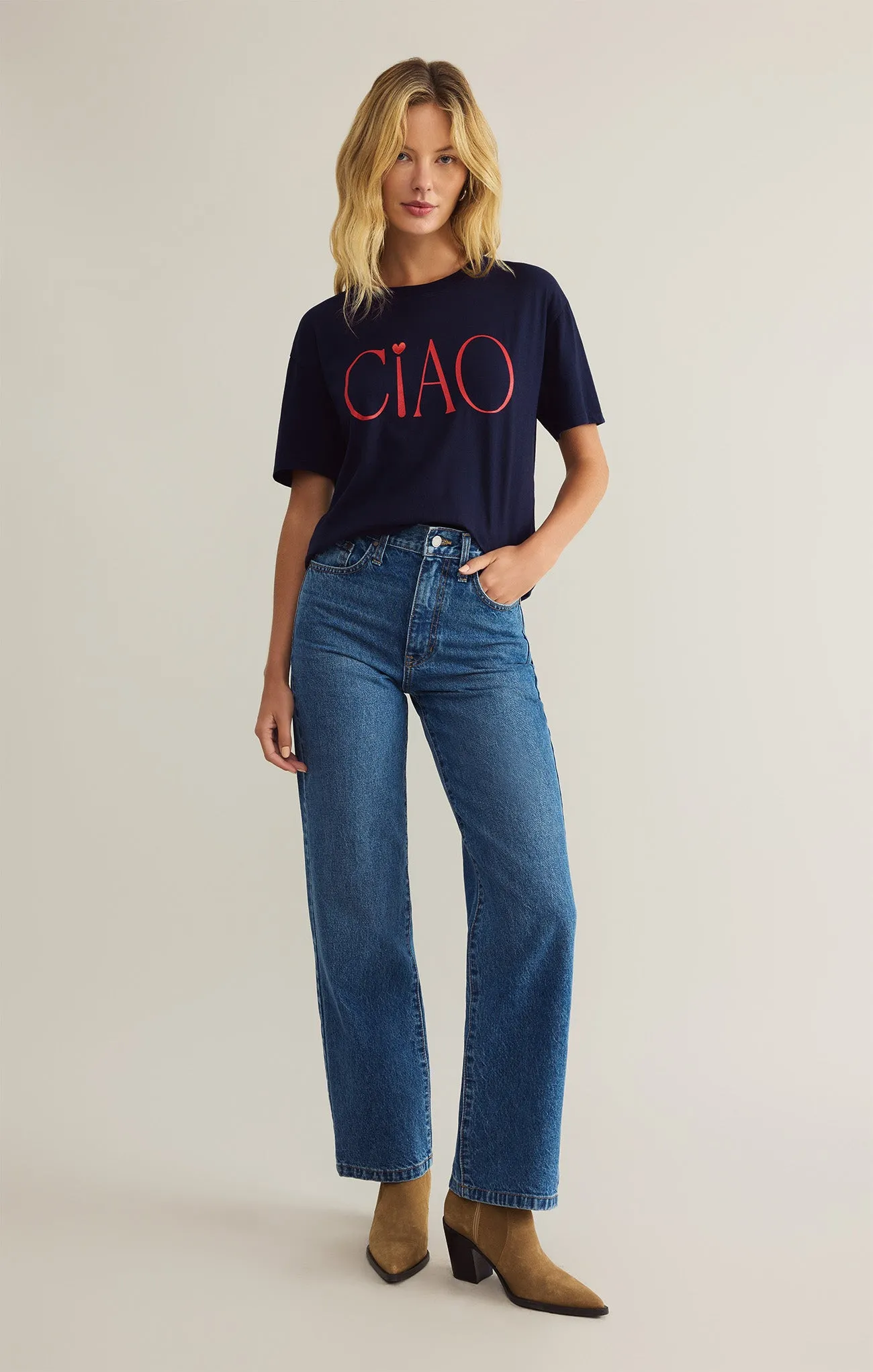 Ciao Boyfriend Tee sold by Z Supply product image thumbnail 4