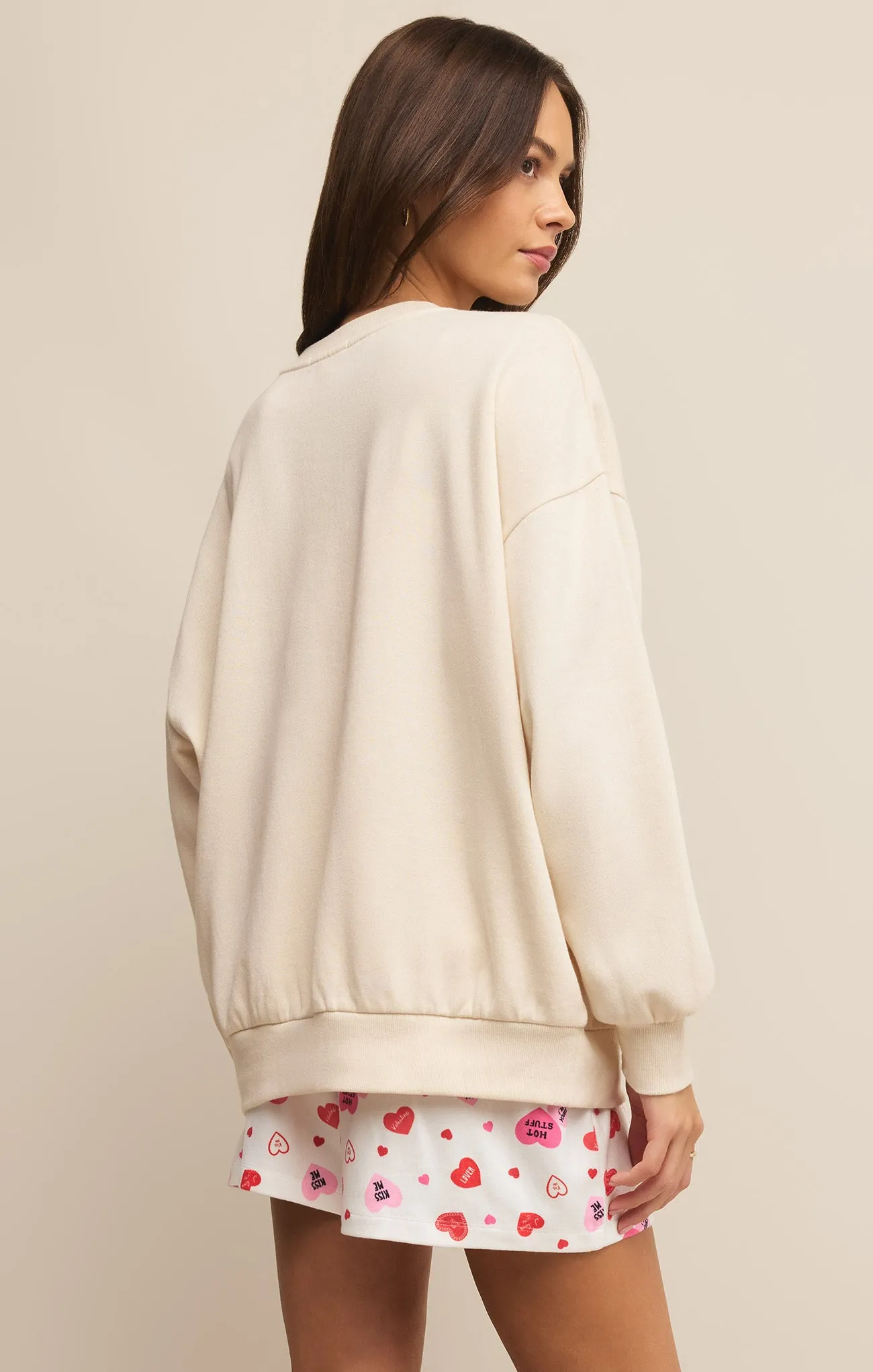 Oversized Heart Sweatshirt sold by Z Supply product image thumbnail 2