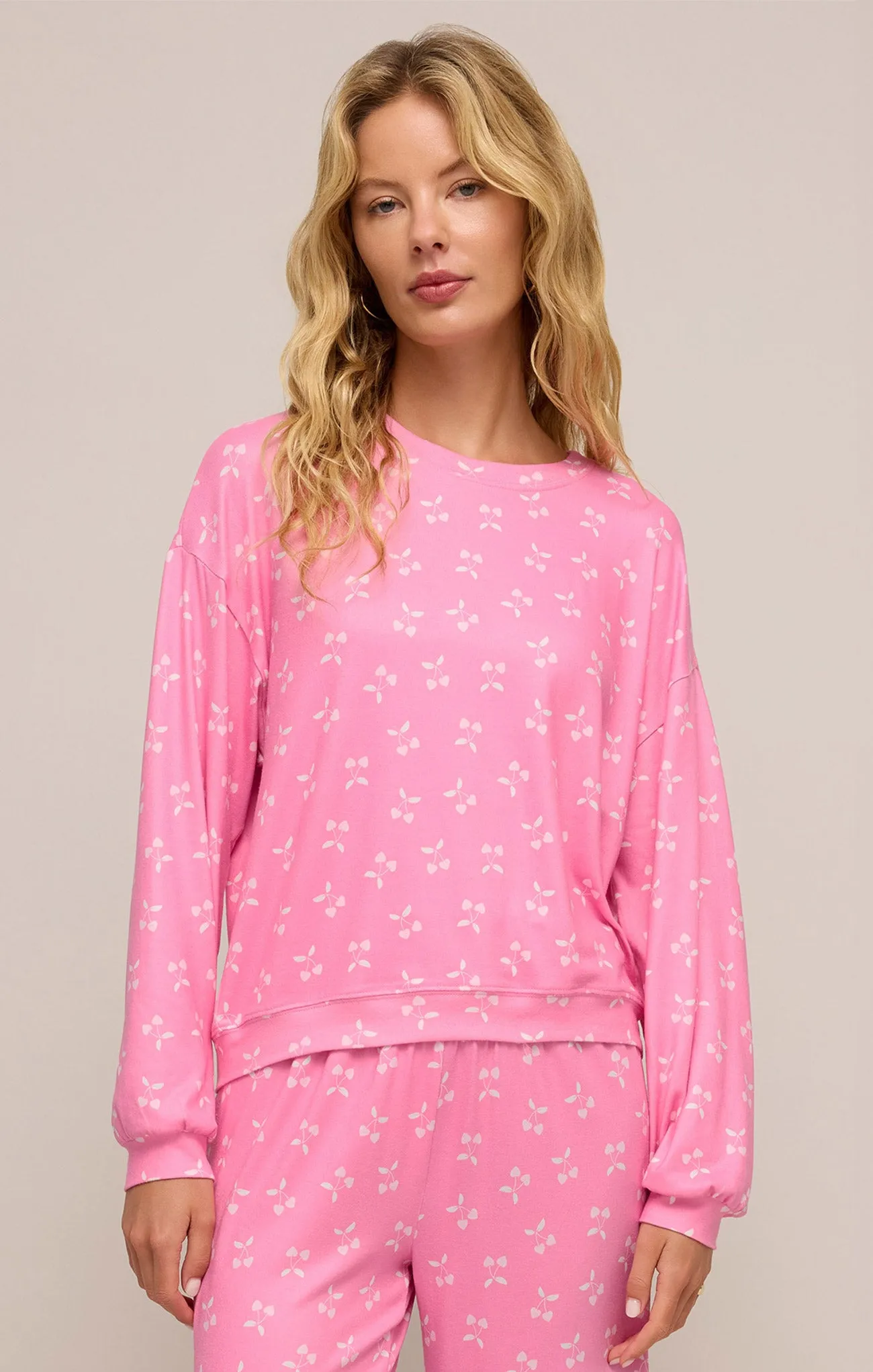 Cherry Long Sleeve Top sold by Z Supply